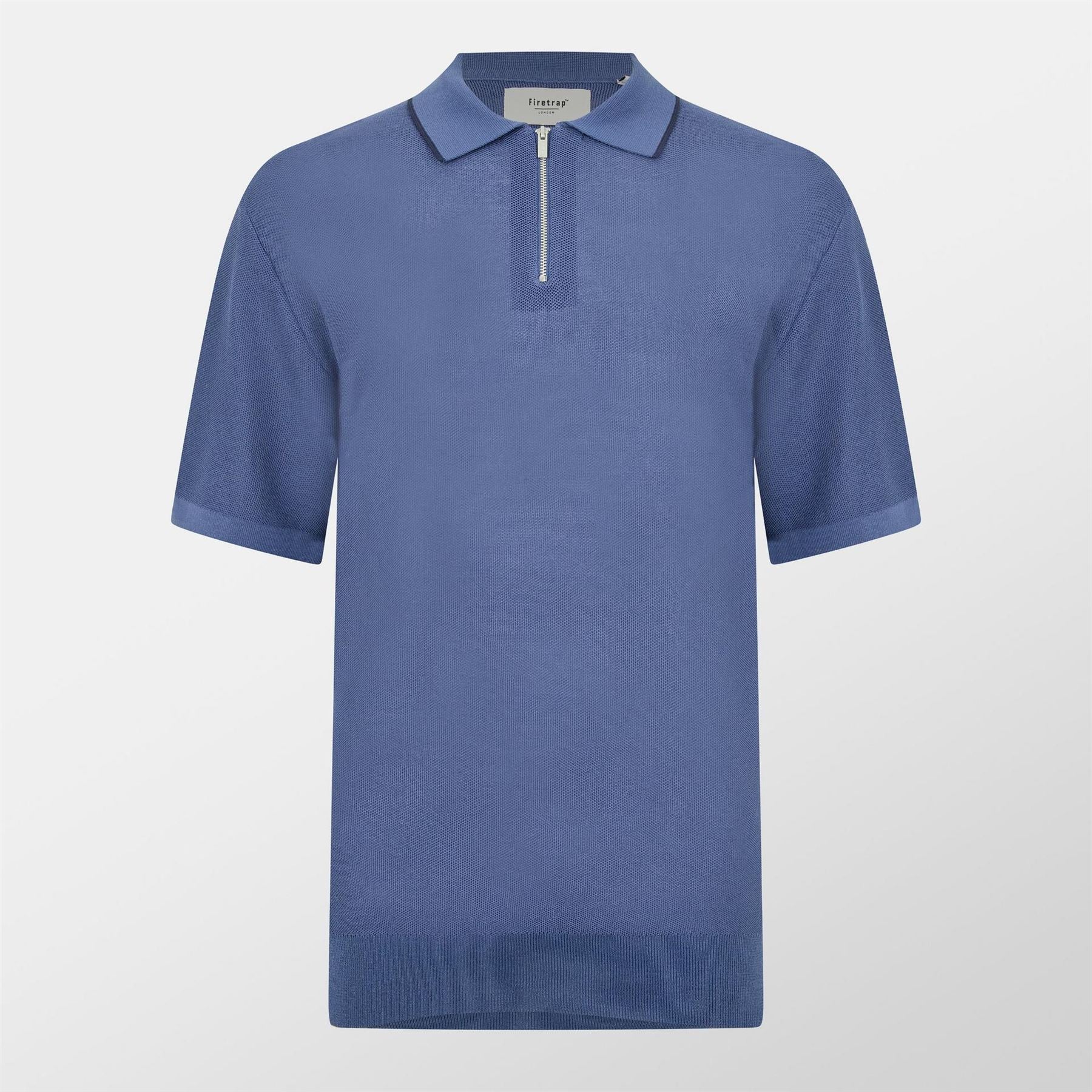 Firetrap Collared Neck Short Sleeve Regular Fit Polo Shirt