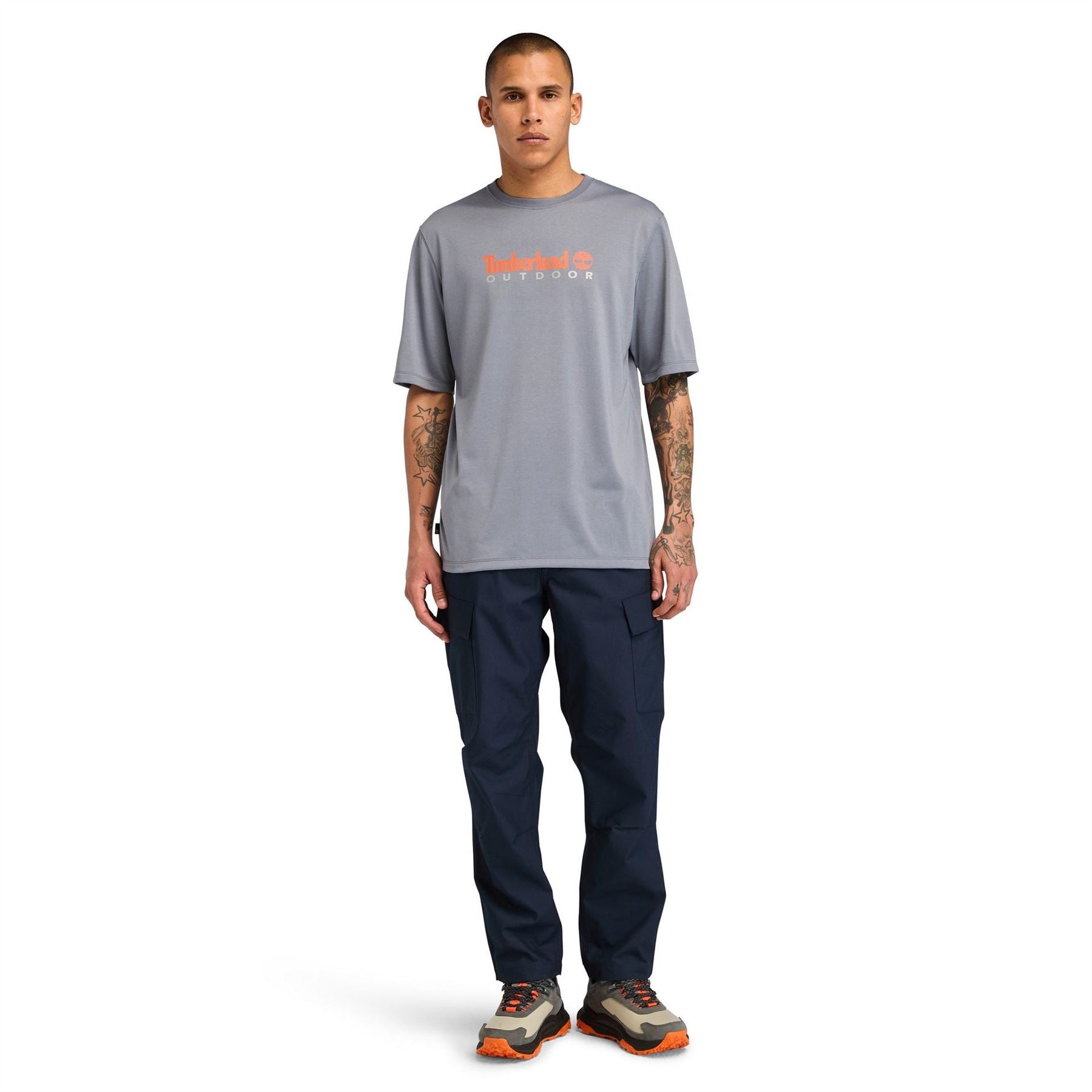 Timberland Uv Protection Logo Short Sleeve Regular Fit T-Shirt