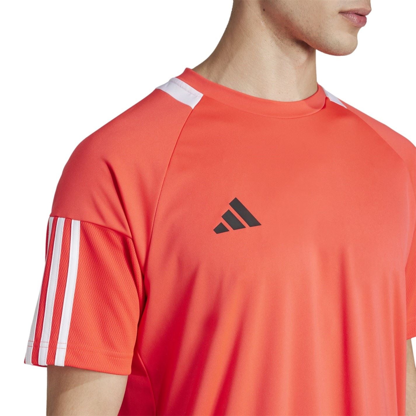 adidas Mens Classic 3 Stripe Sereno T-Shirt