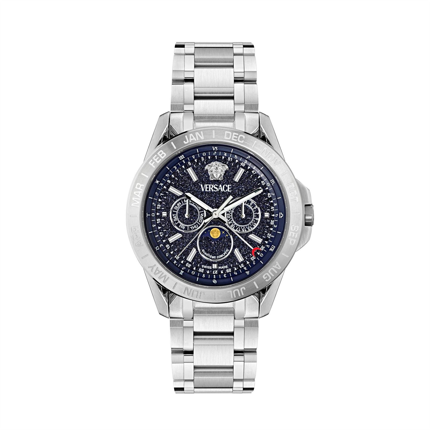 Versace Fashion Analogue Steel Bracelet Watch