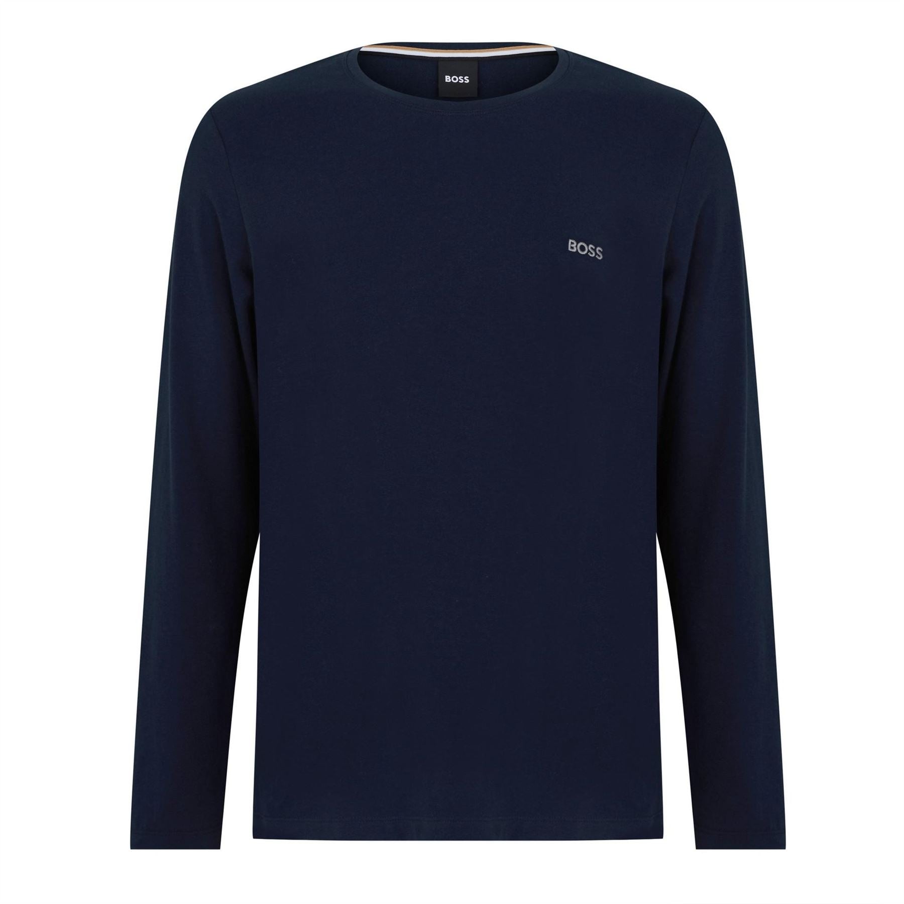 Boss Mixmatch Long Sleeve T-Shirt, Embroidered Logo