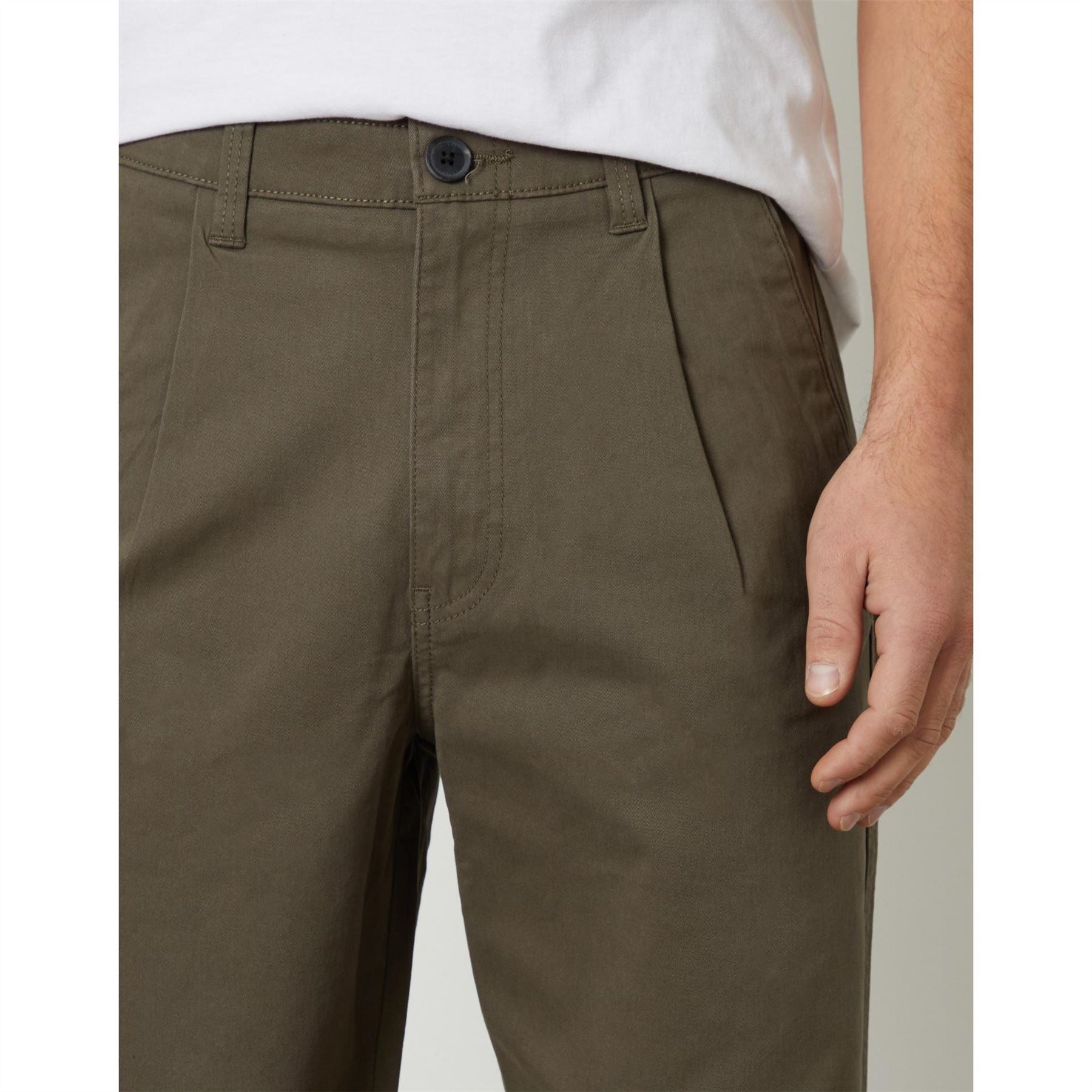 Threadbare Fog Chino Straight Solid Patterned