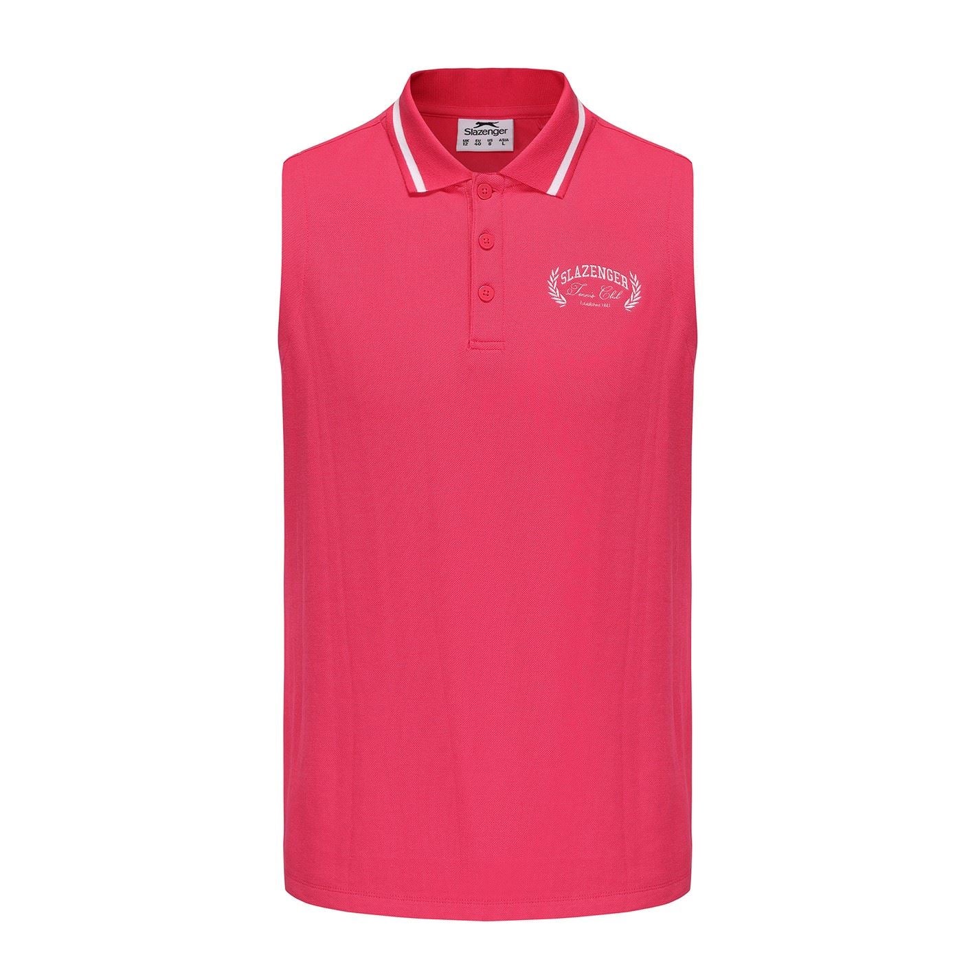 Slazenger Plain Short Sleeve Polo Shirt