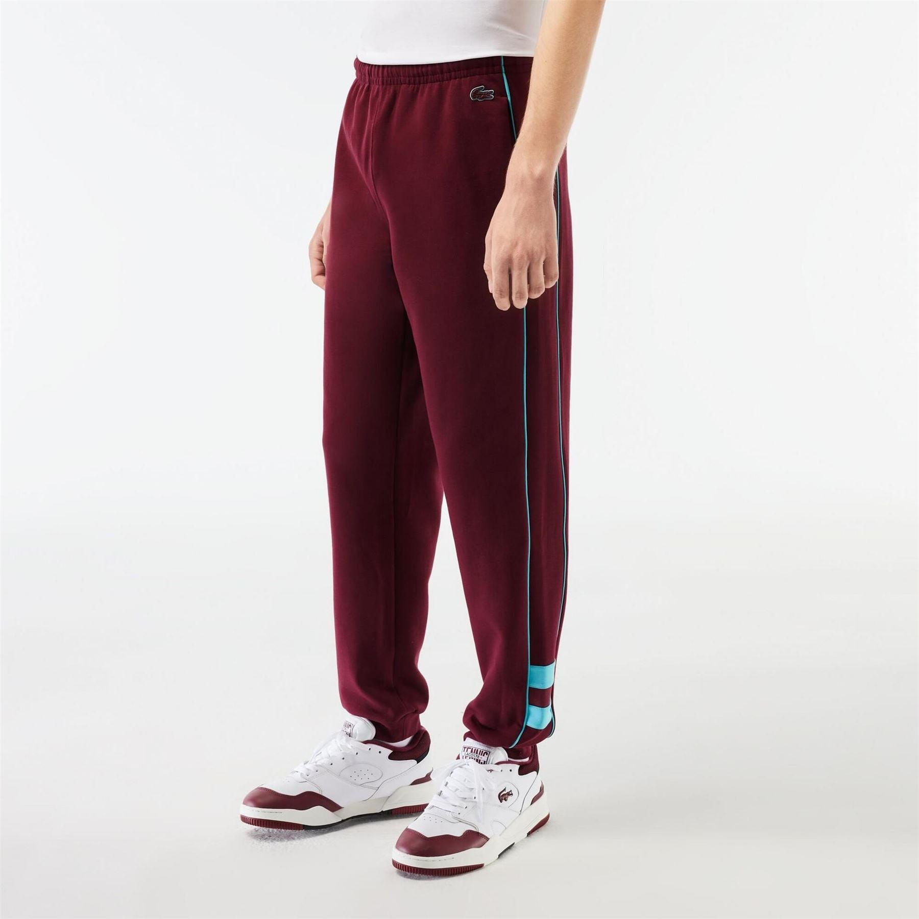 Lacoste Embroidered Closed Hem Fleece Joggers