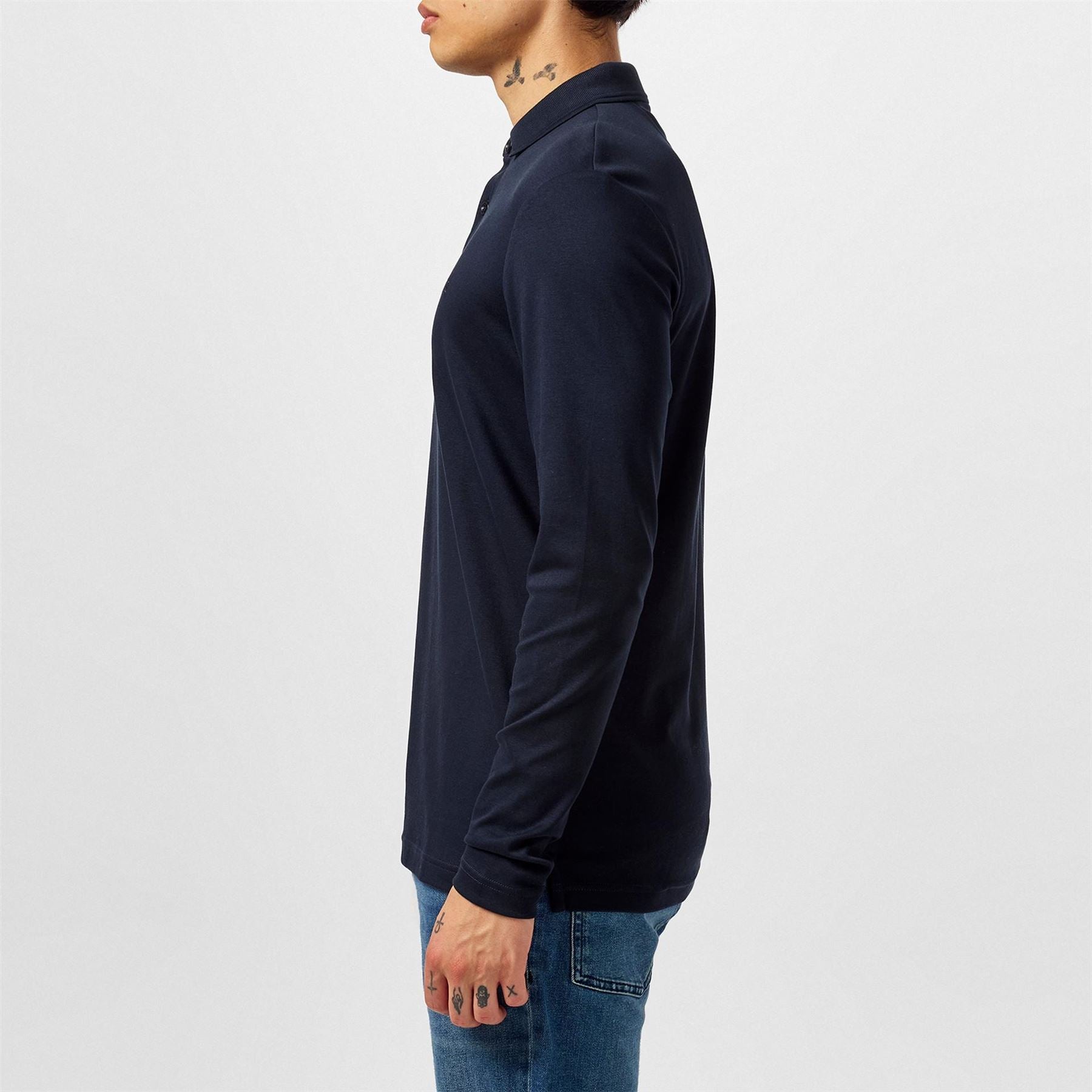 Boss Pirol Long Sleeve Polo Shirt, Timeless Design