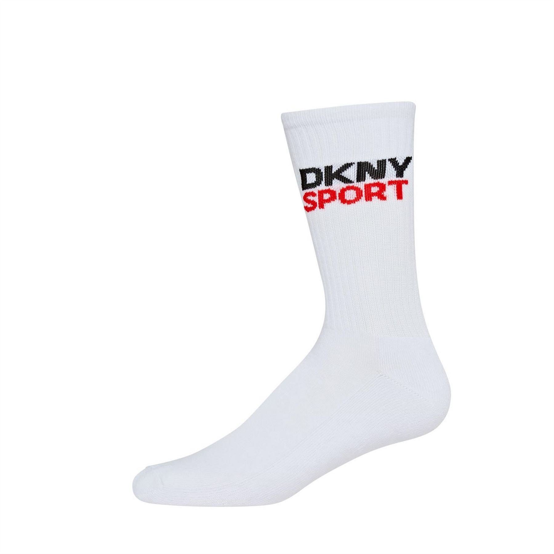 DKNY Mens 3 Pack Sport Socks Dogwood