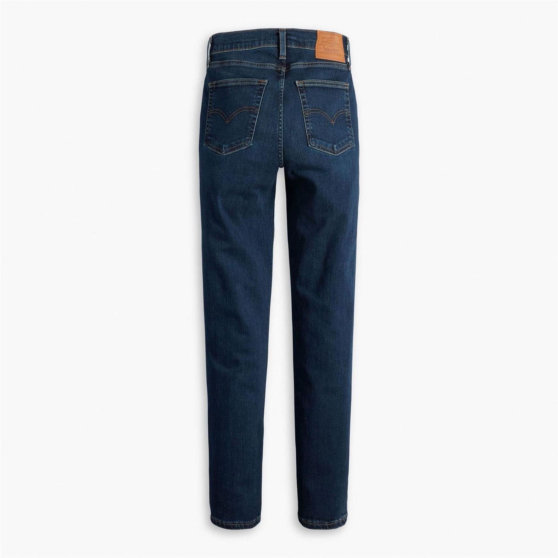 Levis High Rise Straight Fit Jeans
