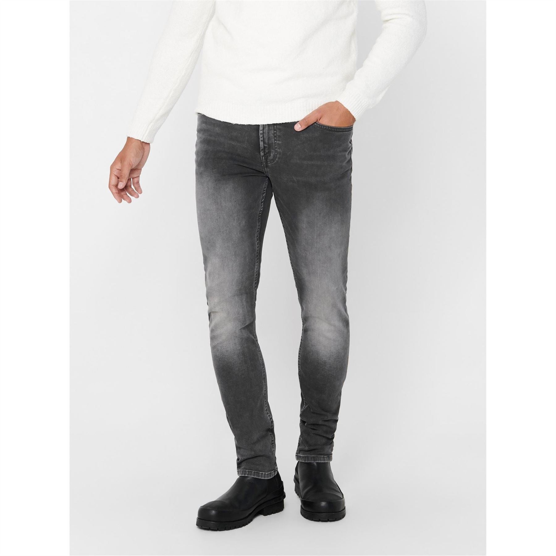 Only and Sons Slim Fit Five Pocket Jeans