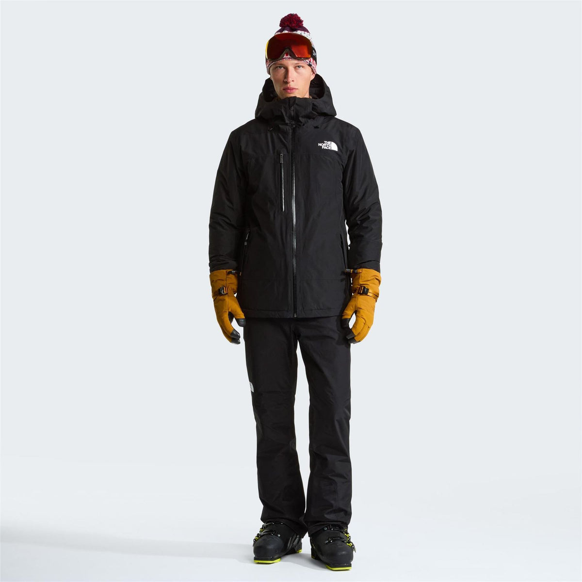 The North Face Descendit Hooded Full Zipper Ski Jacket with Chest Pocket