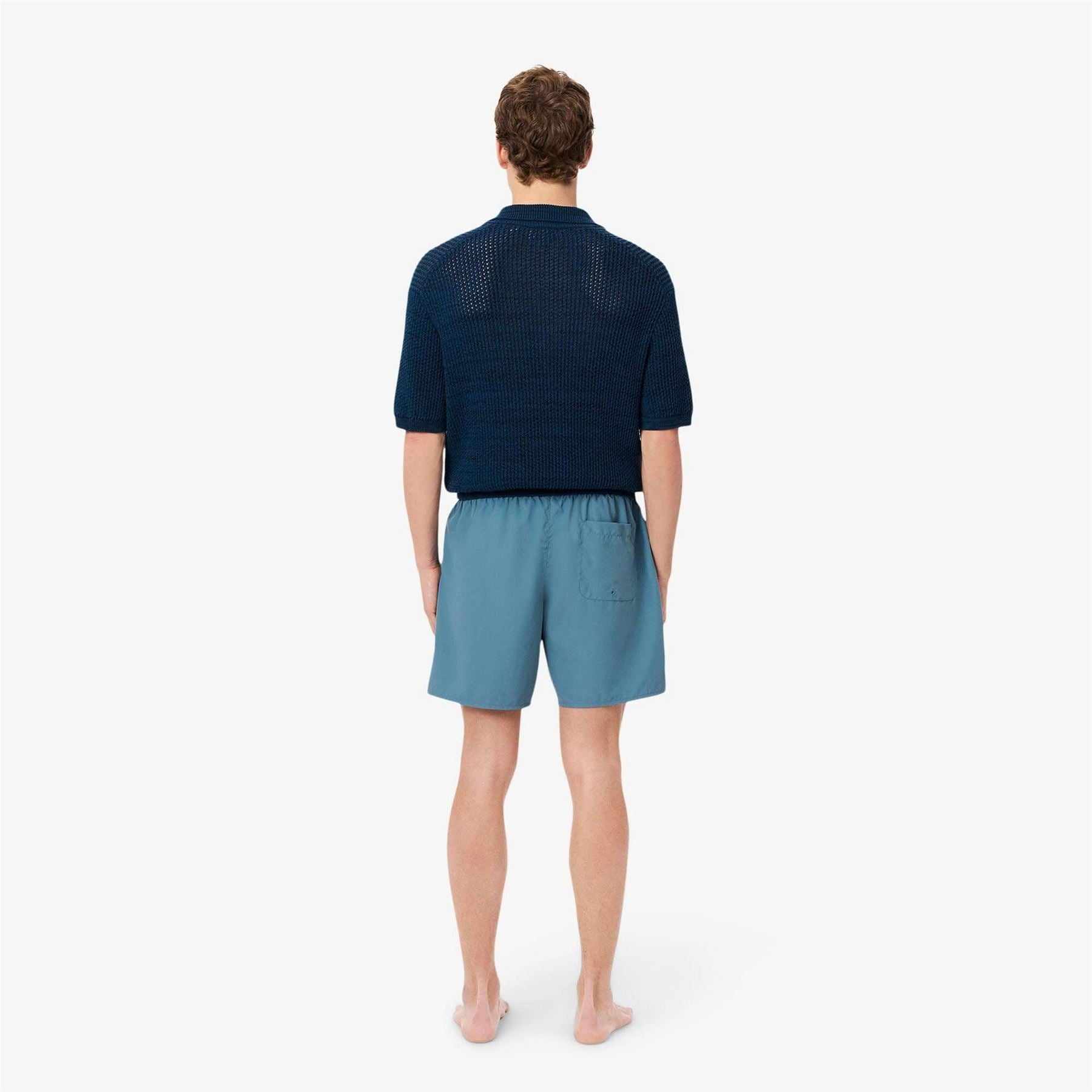 Lacoste Length Monochrome Swim Trunks
