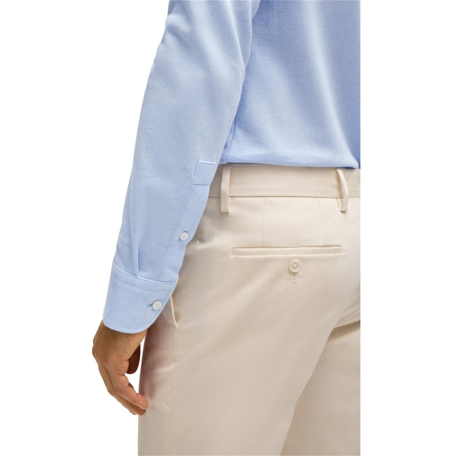 Boss Hbb Chal Spread Plain Long Sleeve Shirt