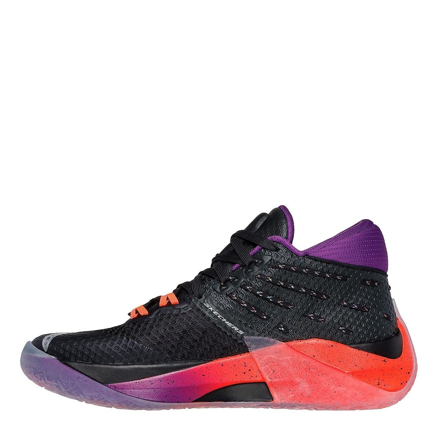 Skechers Breathable Mesh TPU Heel Lock Basketball Trainers
