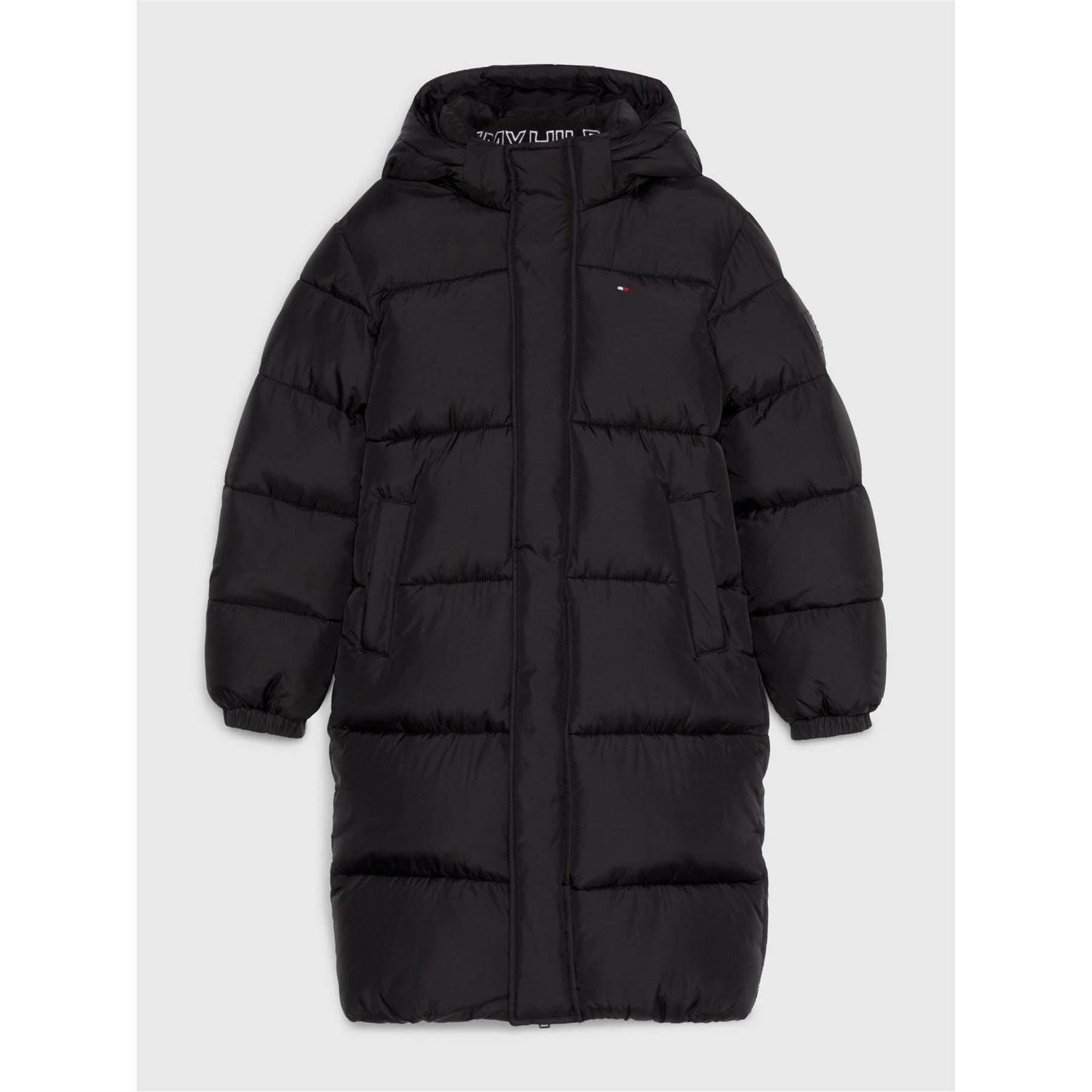 Tommy Hilfiger Essential Padded Hooded Long Sleeve Short Puffer Jacket