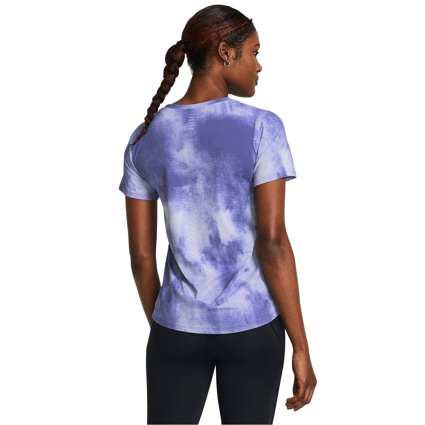 Under Armour Womens Armour Ua Launch Elite Printed Ss Running Top