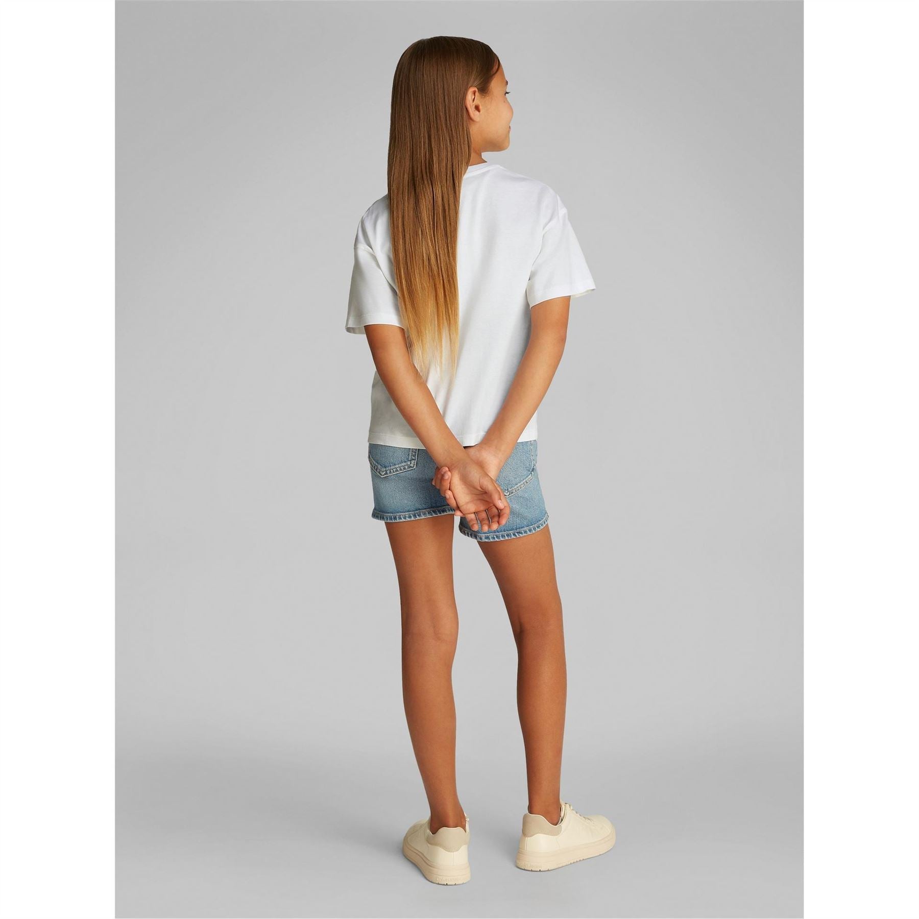 Calvin Klein Jeans CK Logo Boxy Fit Short Sleeve T-Shirt