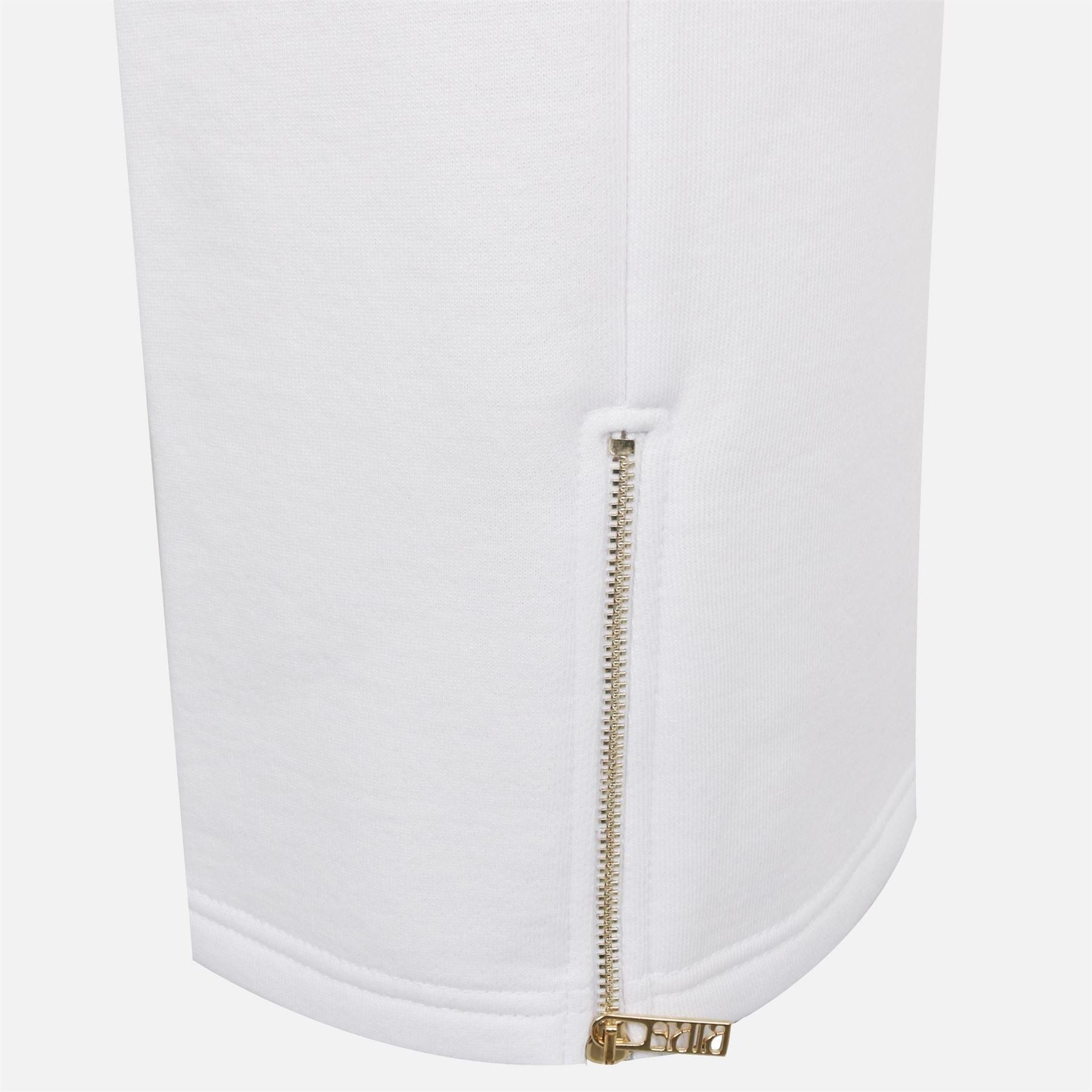 Biba Logo Solid Patterned Straight Joggers