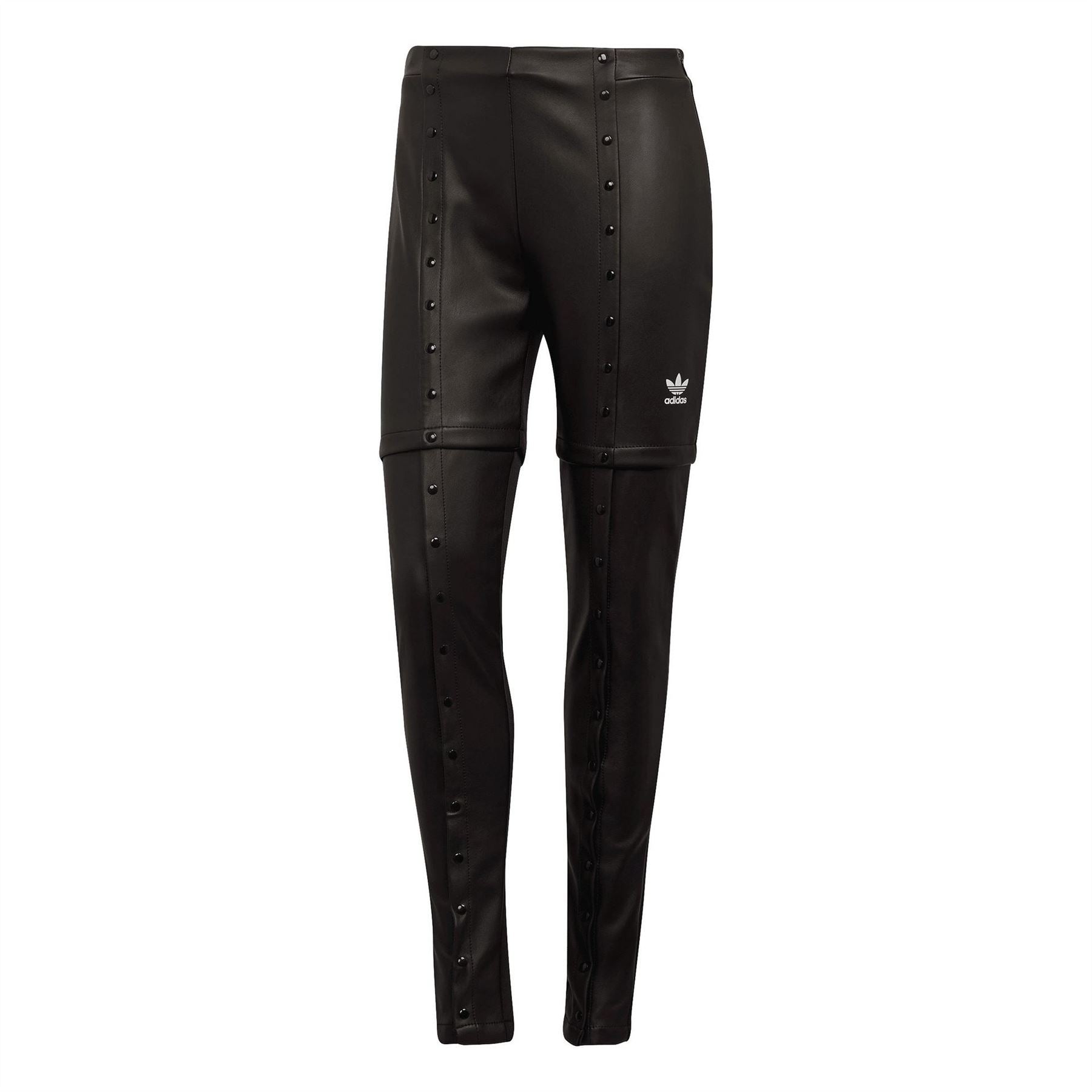 adidas Originals Faux Leather Skinny Fit Trousers