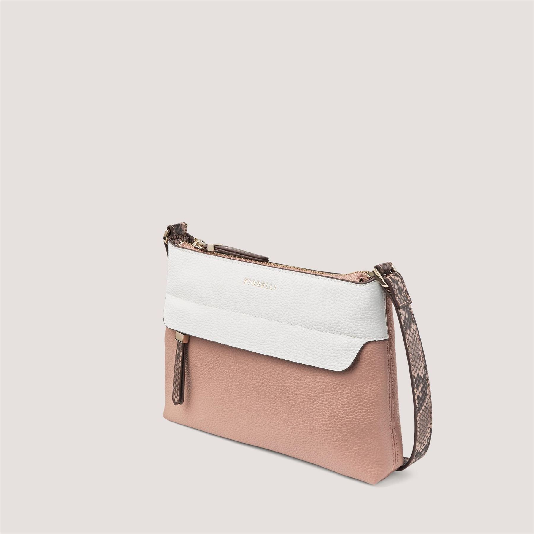 Fiorelli Crossbody Color Block Handbag with Detachable Strap