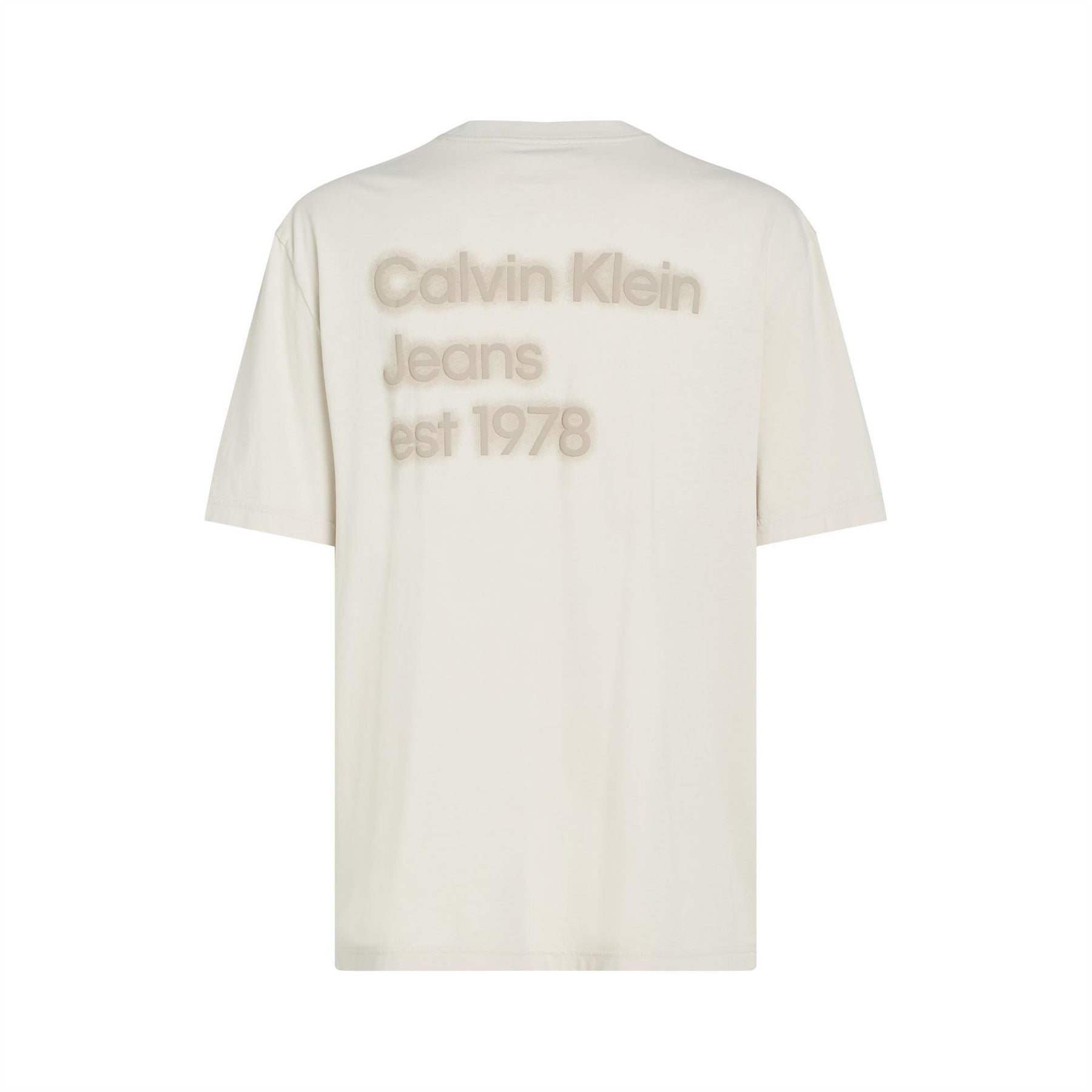 Calvin Klein Jeans Washed Puff Print Regular Fit T-Shirt