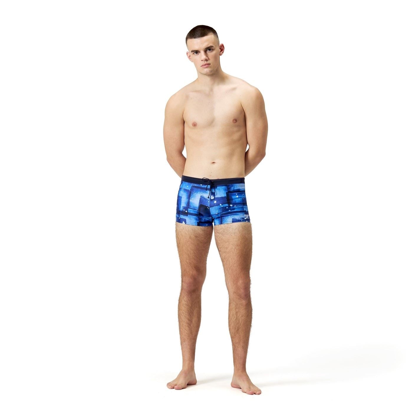 Speedo Valmilton Abstract Patterned Swim Trunk