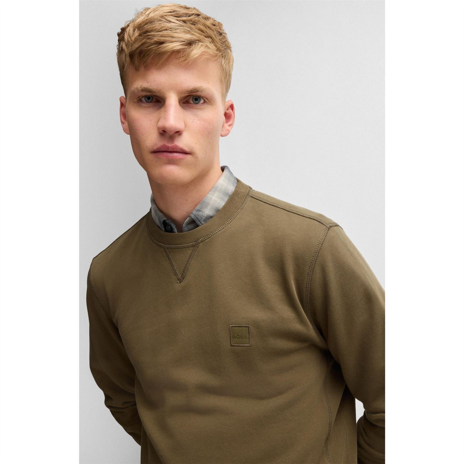 Boss Orange Long Sleeve Premium Cotton Sweatshirt (westart Crew Neck)