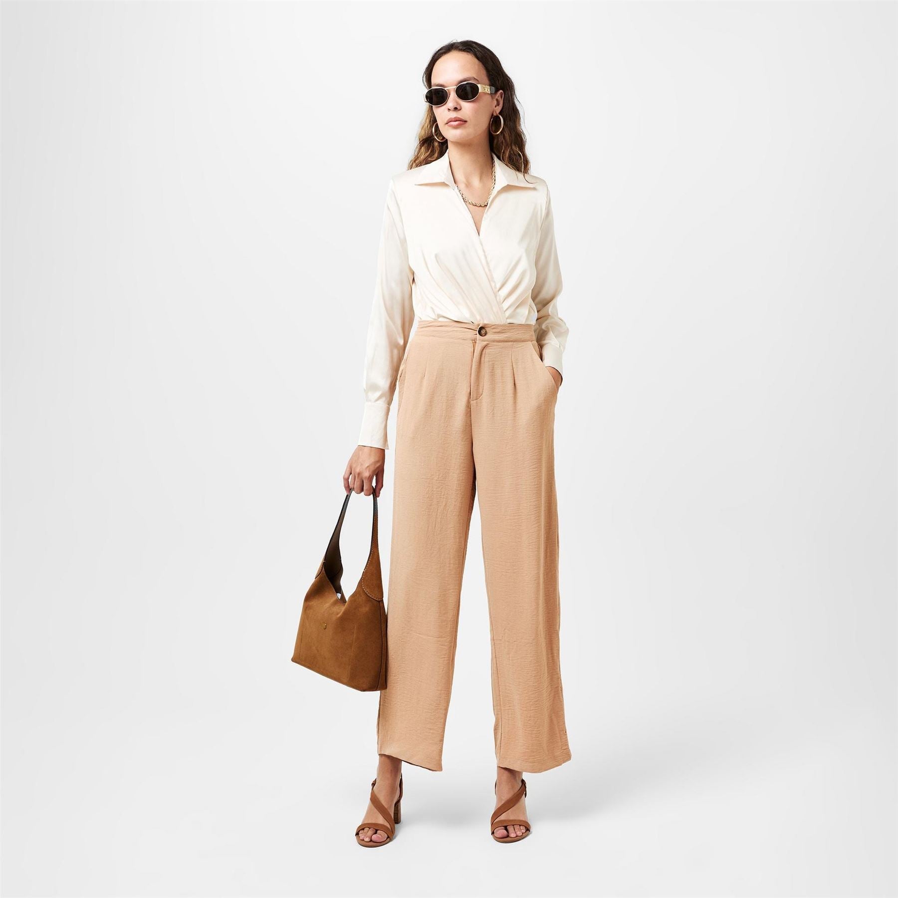 AX Paris Straight Leg Trousers
