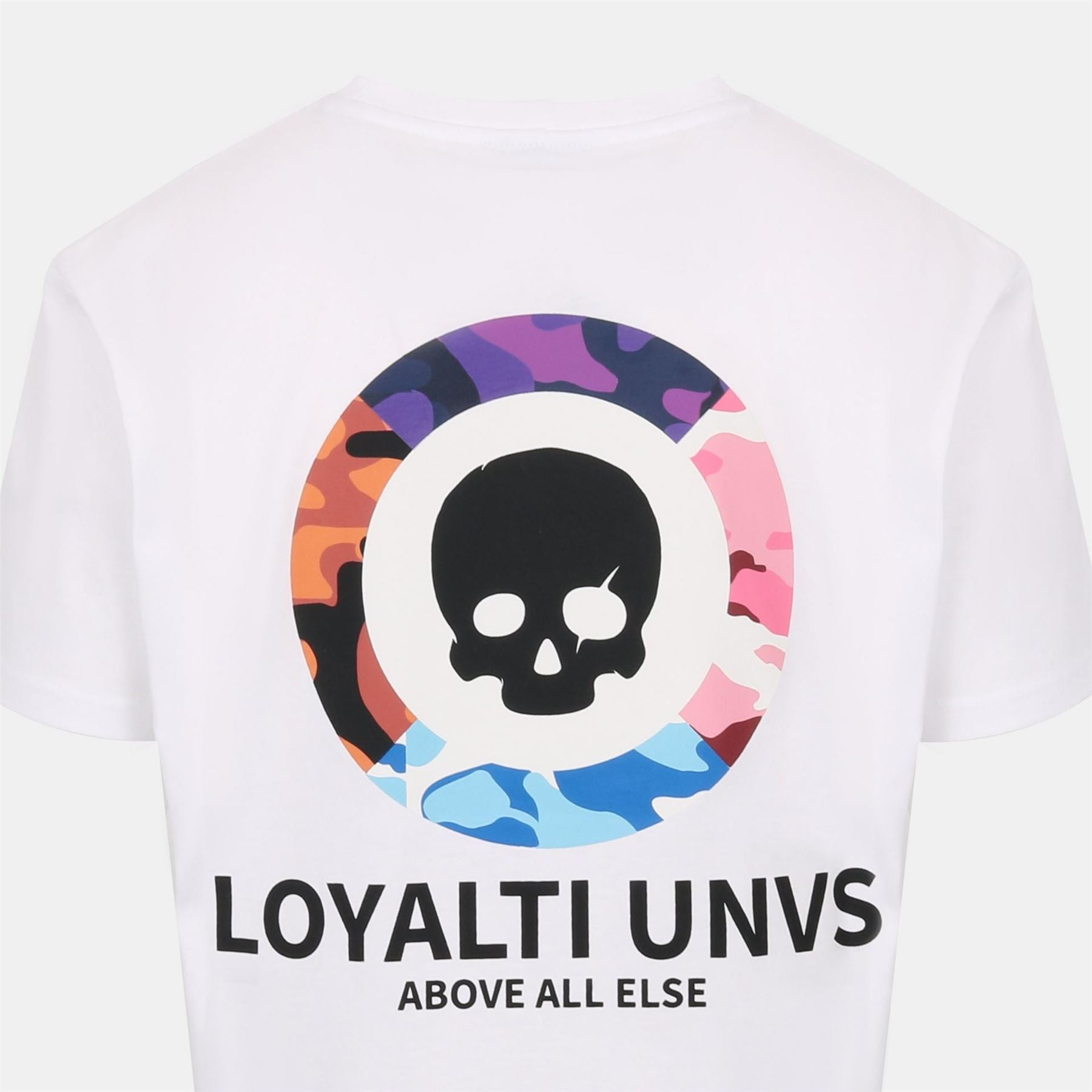 Loyalti Camo Skull Crew Neck Short Sleeve T-Shirt