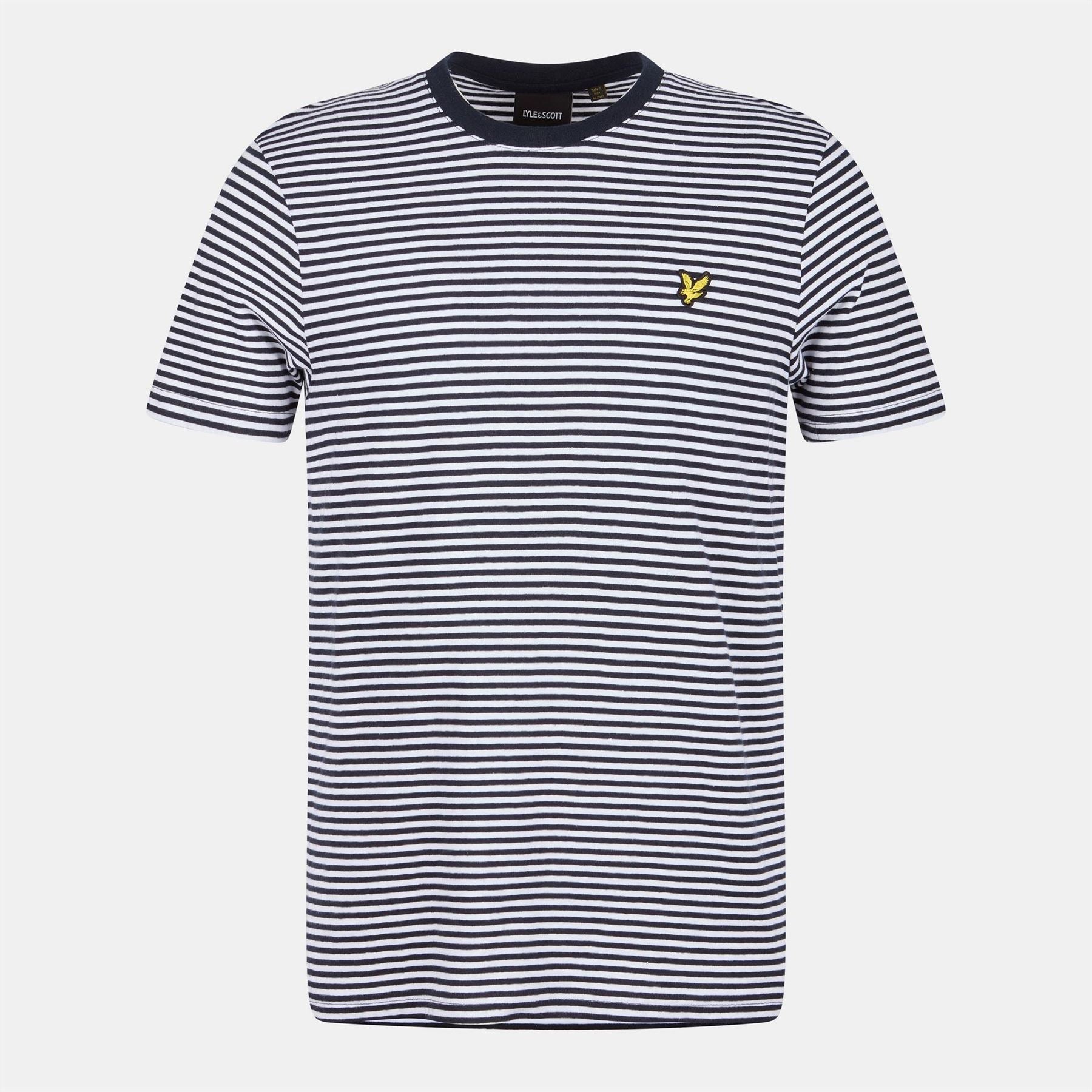 Lyle and Scott Stripe Regular Fit T-Shirt