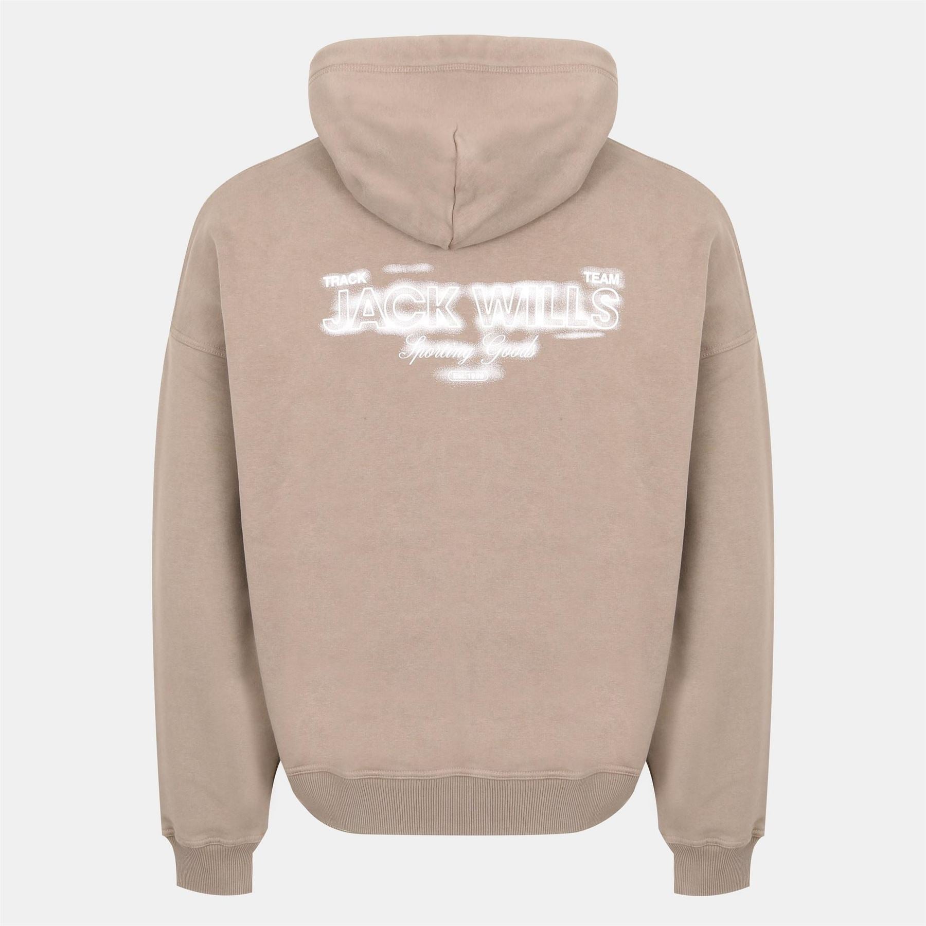 Jack Wills Script Cotton Long Sleeve Oversized Fit Hoodie