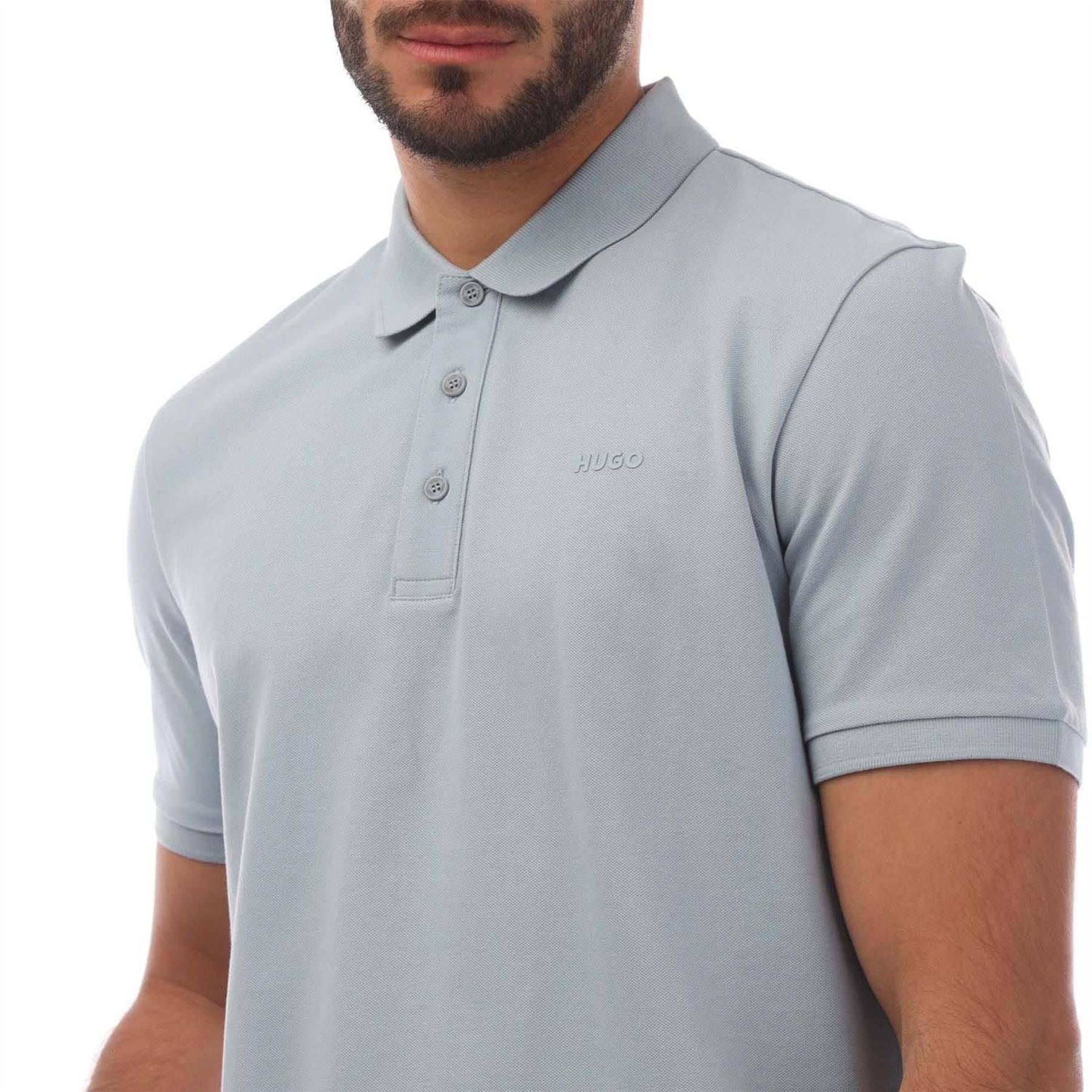 Hugo Logo Print Polo Shirt