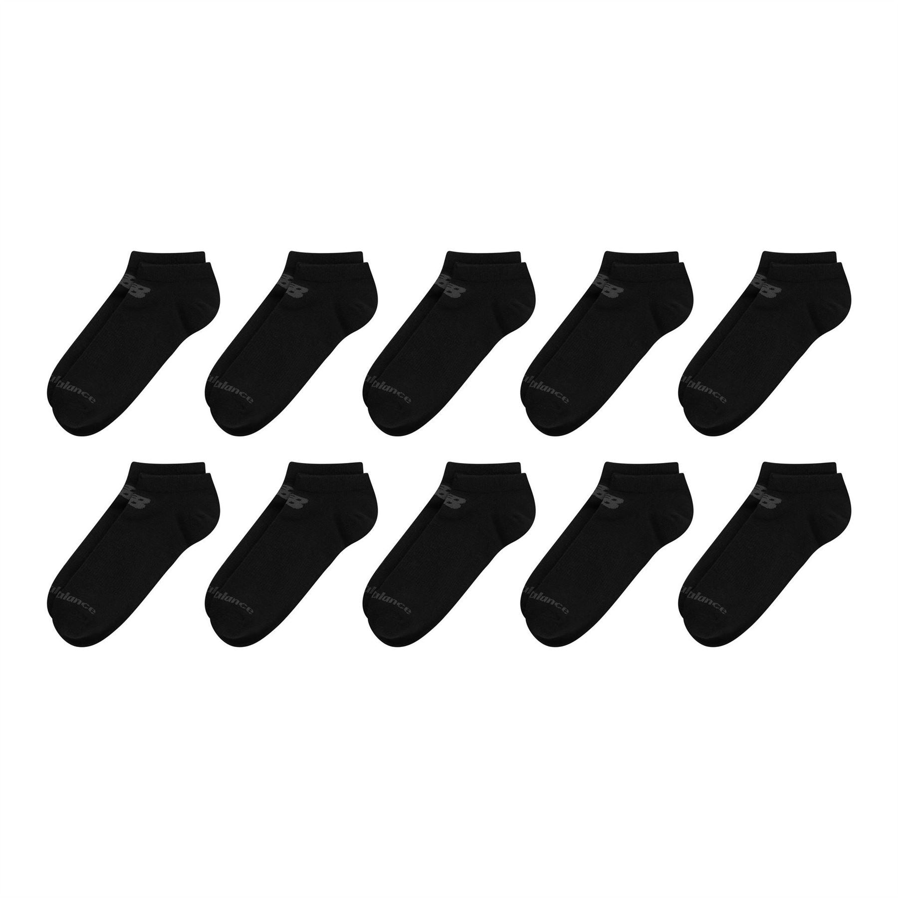 New Balance 10 Pack No Show Liner Socks