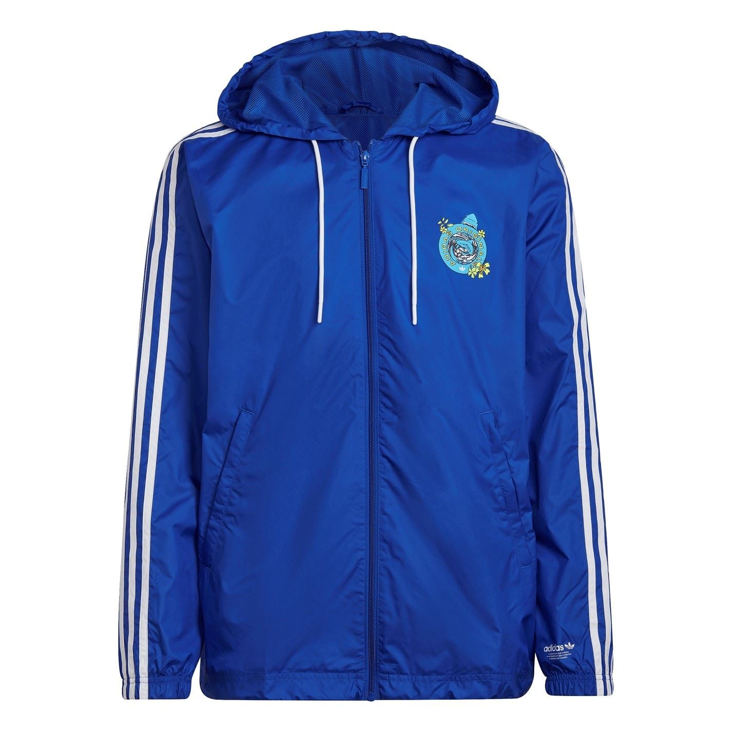 adidas Originals Hooded Windbreaker Regular Fit Jacket