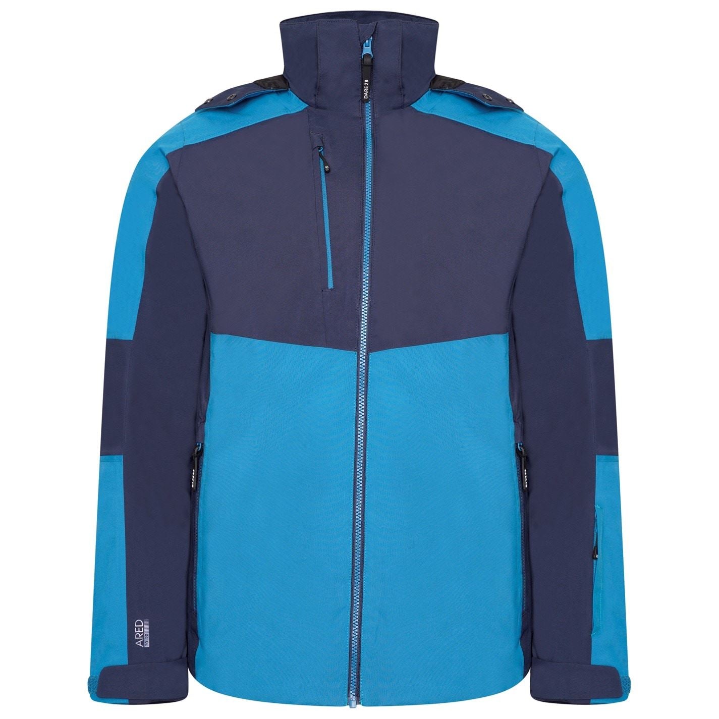 Dare 2b Hooded Relaxed Fit Ski Jacket with Zipped Pocket