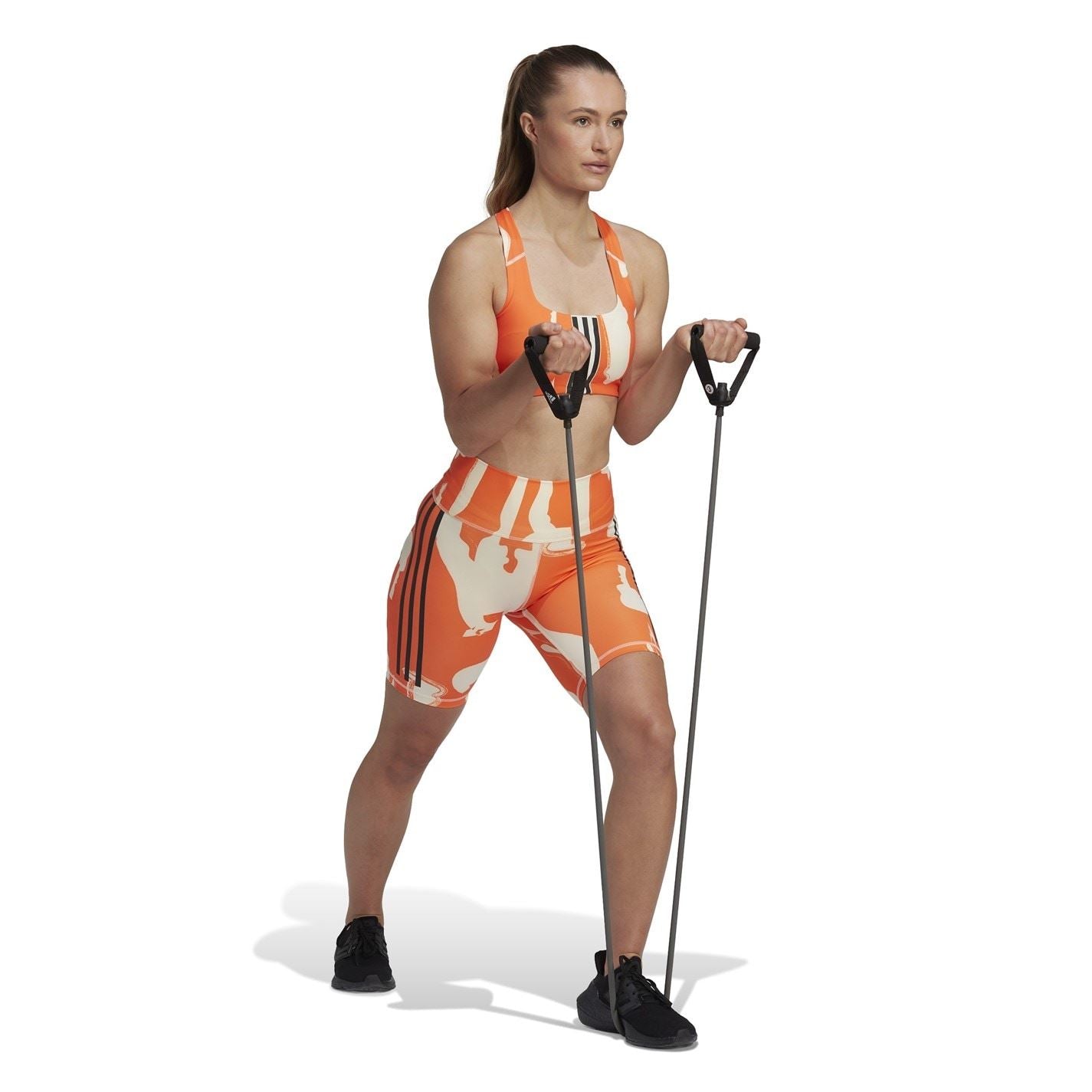 adidas Originals Snug Fit Biking Graphic Print Shorts