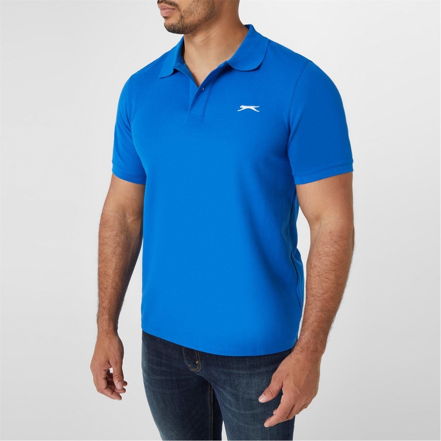 Slazenger Mens Plain Polo Shirt