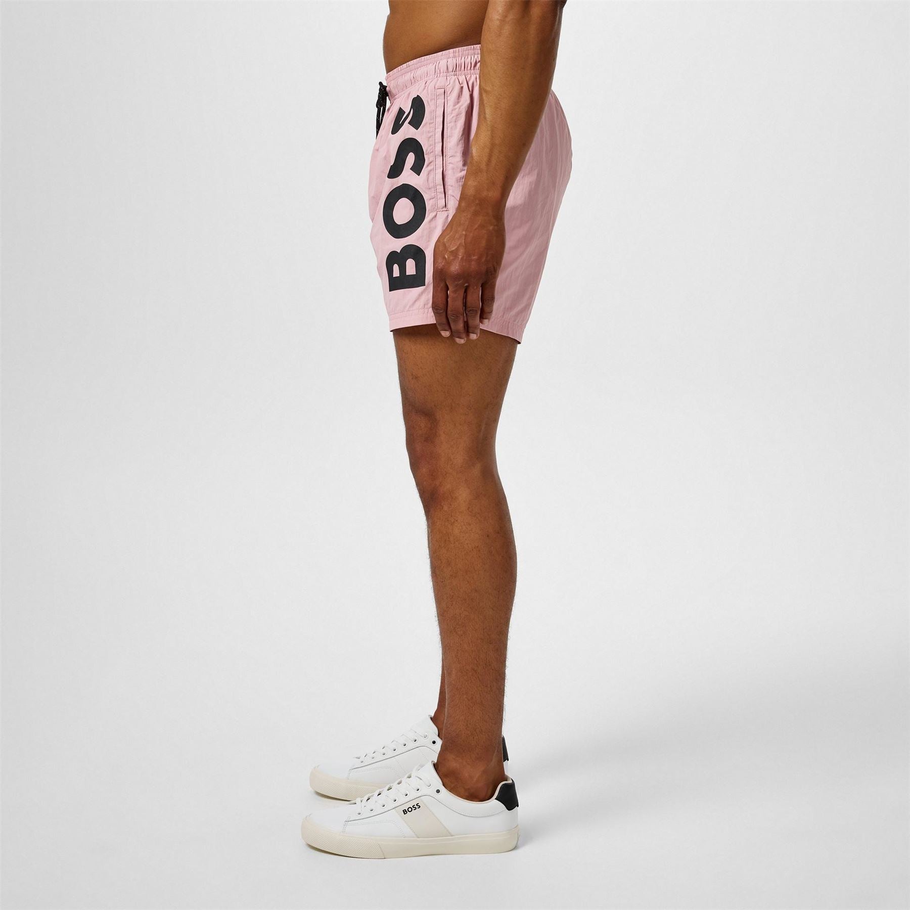 Boss Octopus Swim Shorts With Bold  Branding