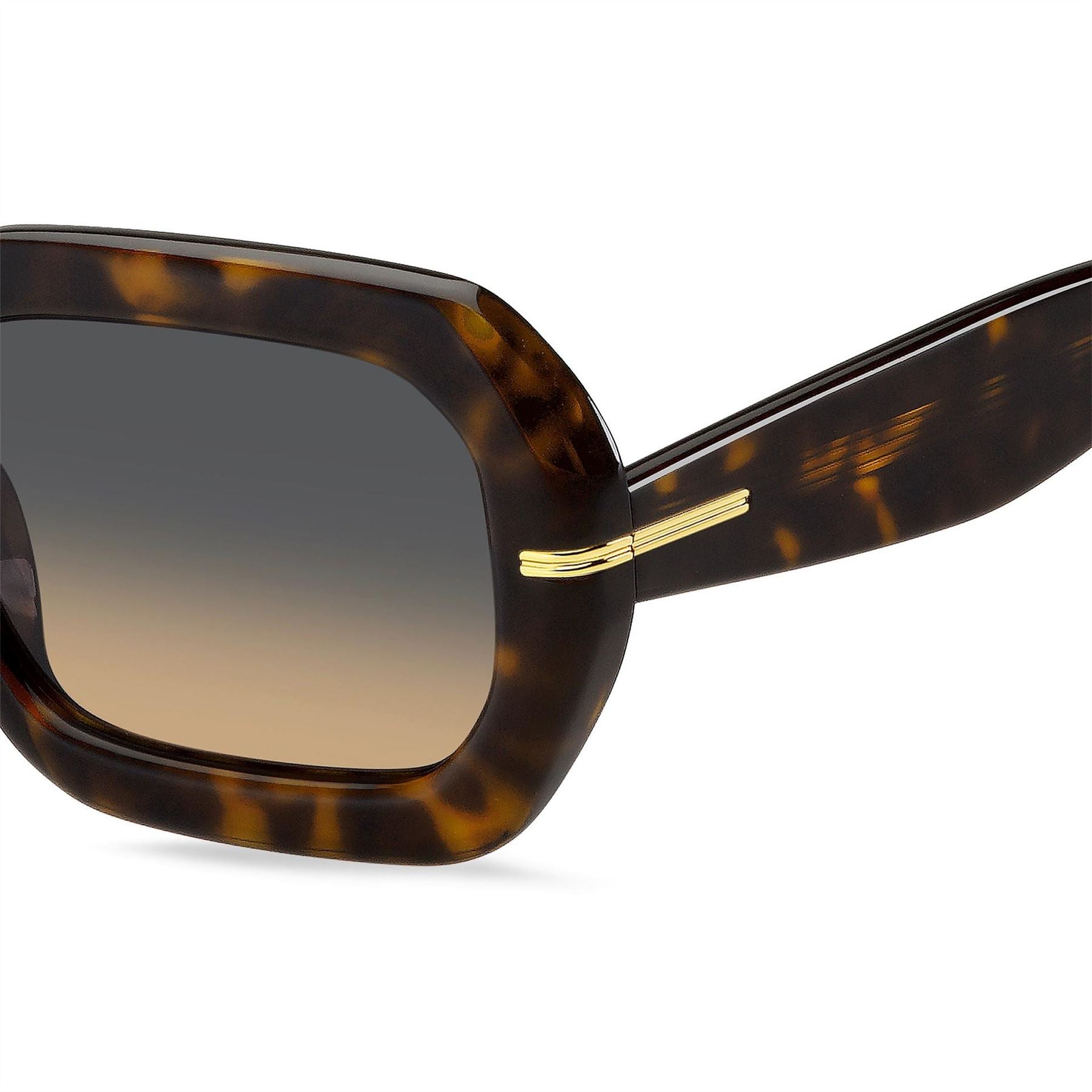 Boss Rectangular Round Sunglasses