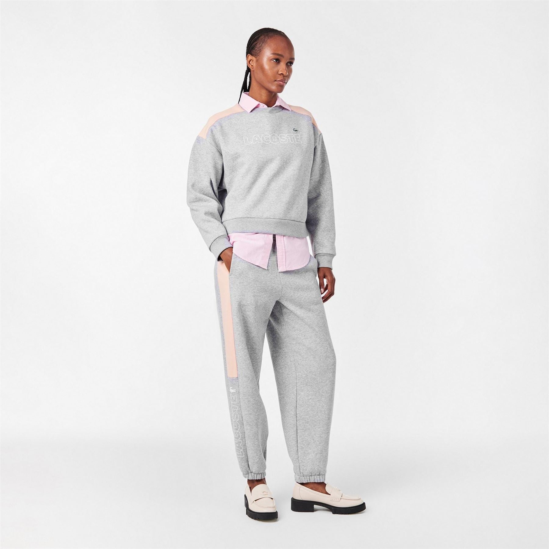 Lacoste Open Ankle Fleece Relaxed Fit Joggers