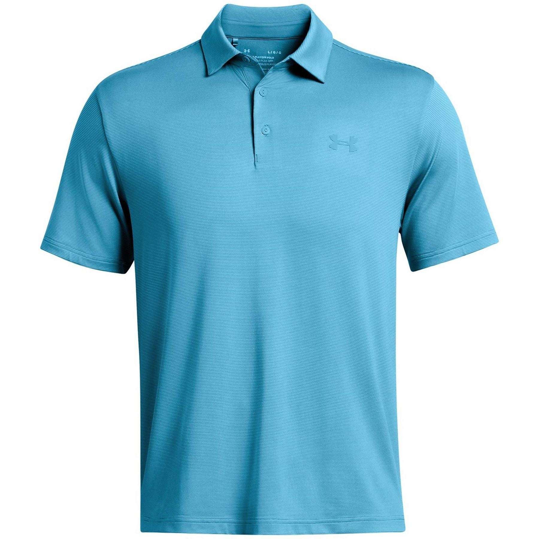 Under Armour Striped Collared Neck Short Sleeve Polo Shirt
