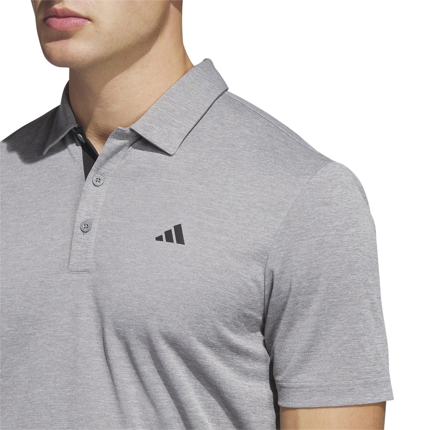 adidas Mens Heather Polo Shirt