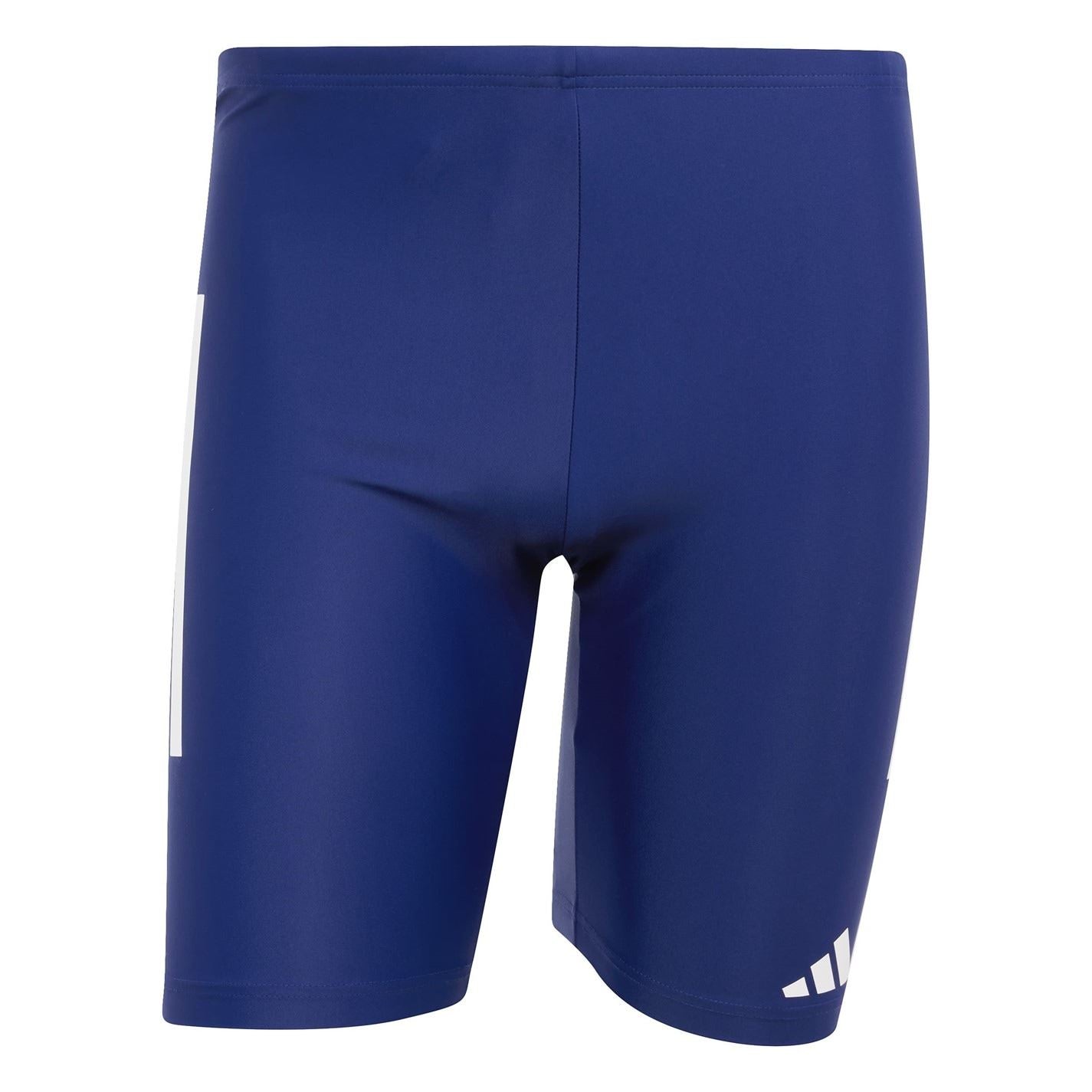 adidas Mens Primeblue 3 Stripes Swim Jammer