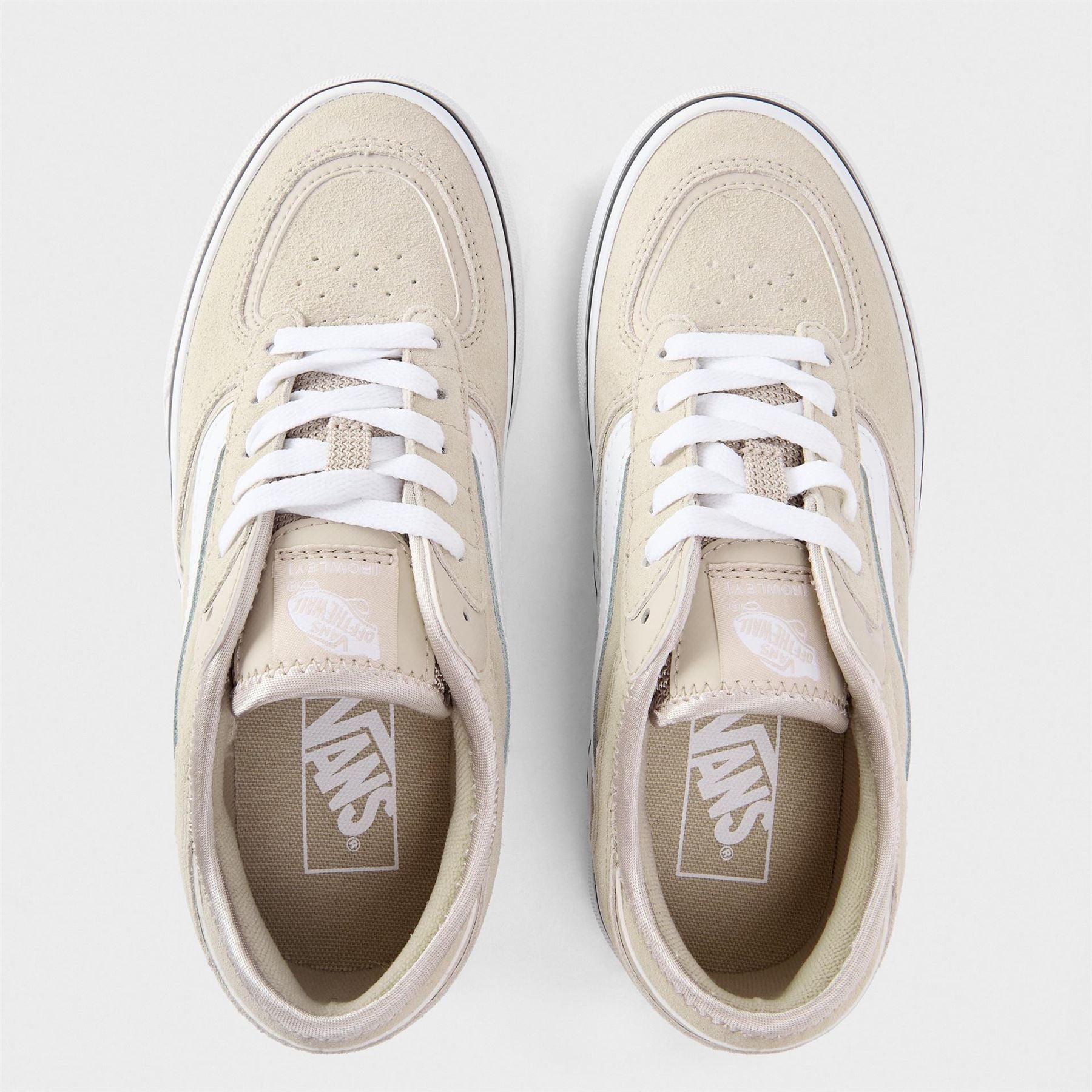 Vans Adults Rowley Classic Moss Gray True White Canvasas Low Trainers