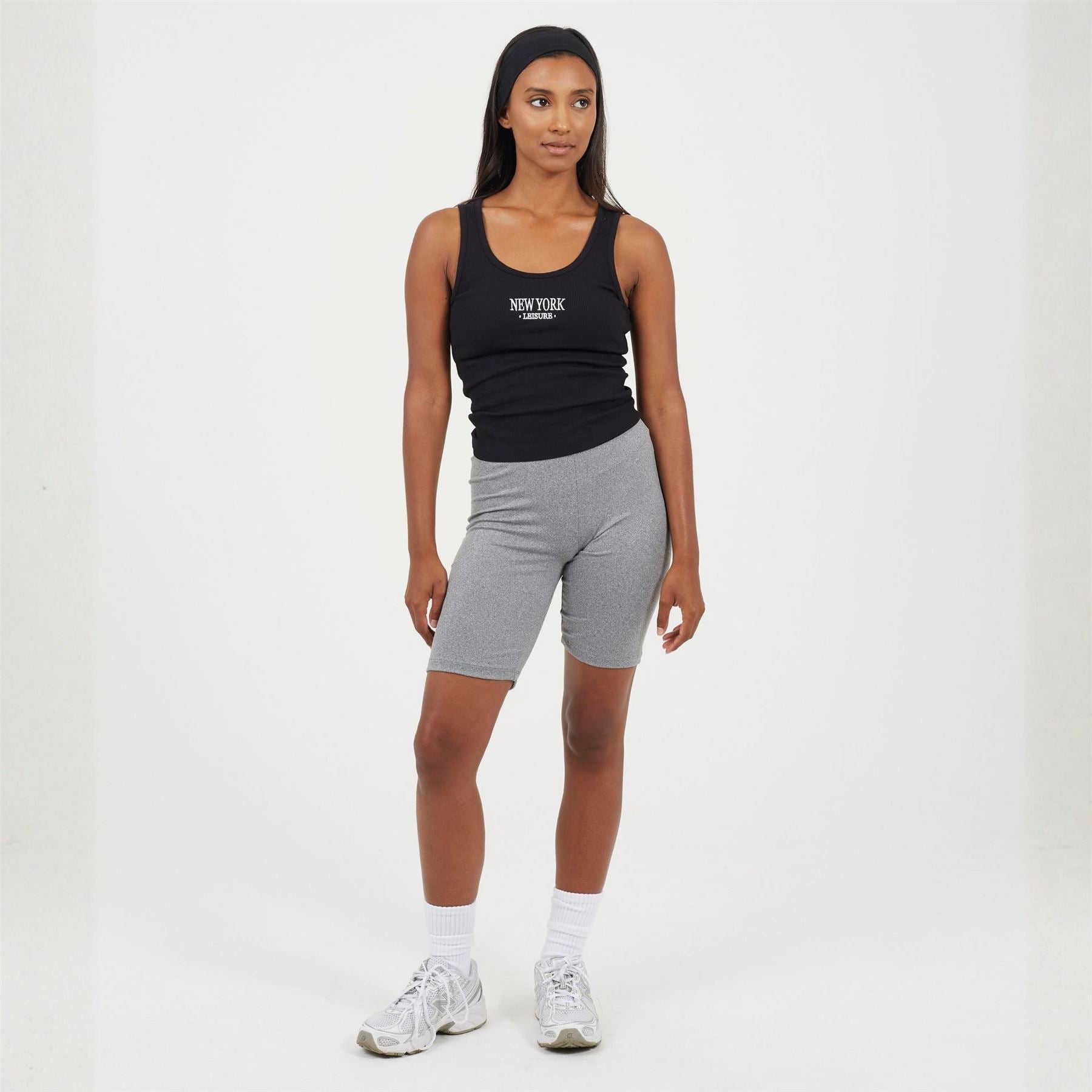 Brave Soul Womens Classic Grey Cycling Shorts