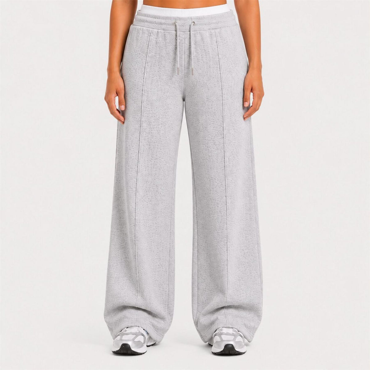 I Saw It First Waistband Wide Leg Jogger