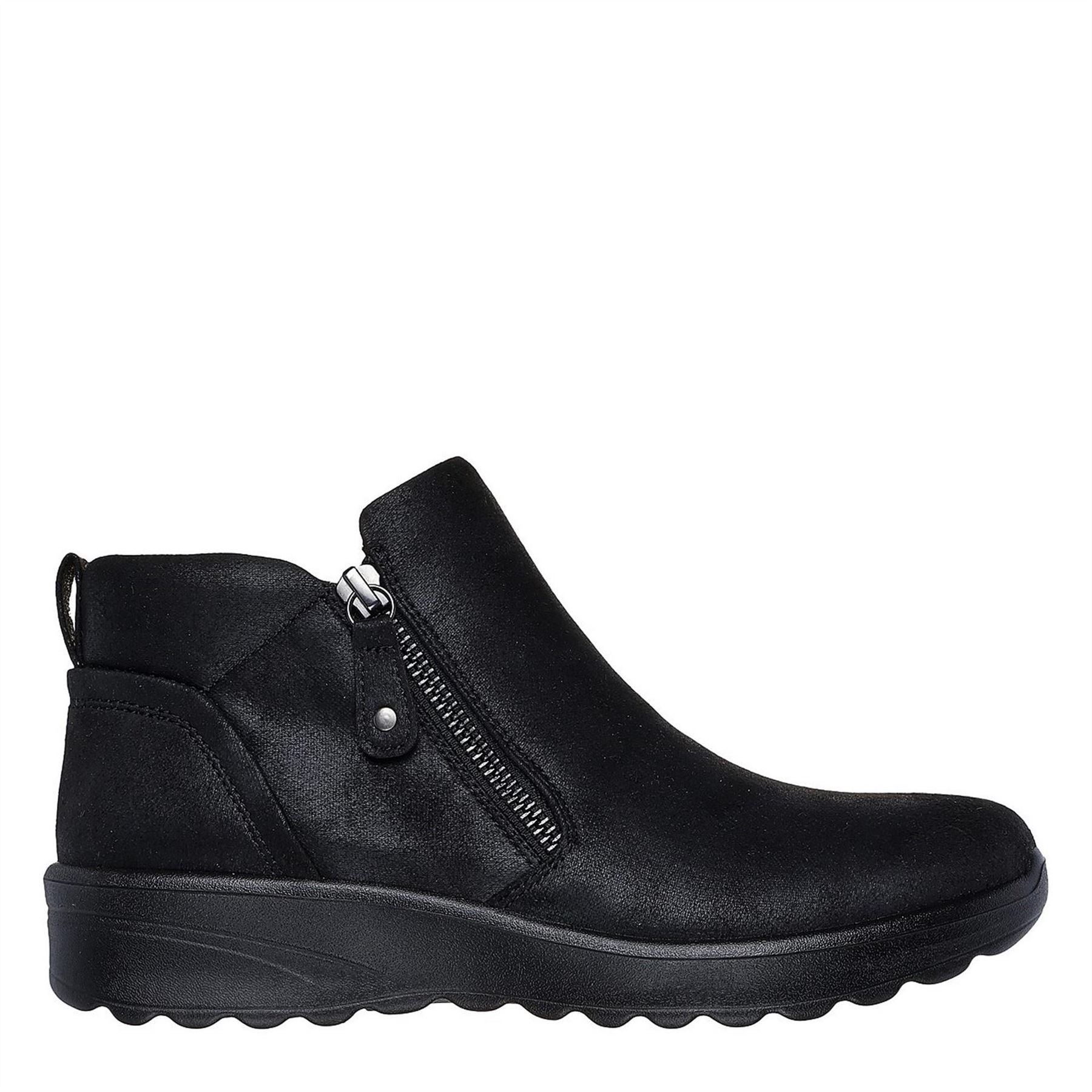 Skechers Lovely Vibe Ankle Boots with Side Zipper