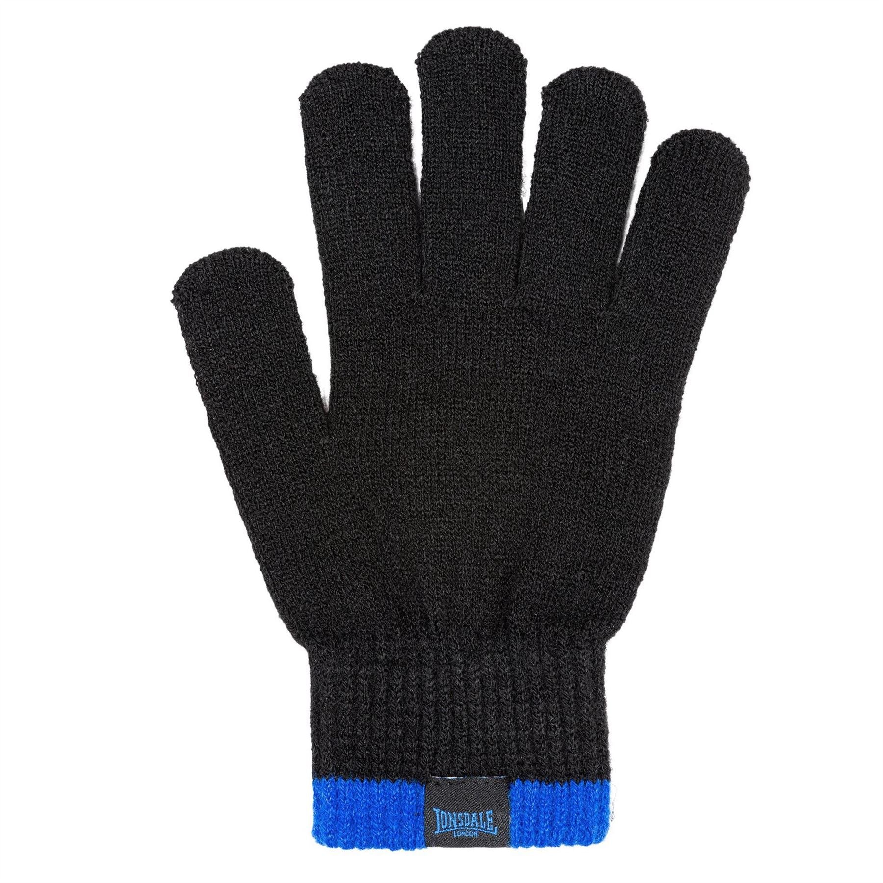 Lonsdale Junior Winter Hat And Gloves Set