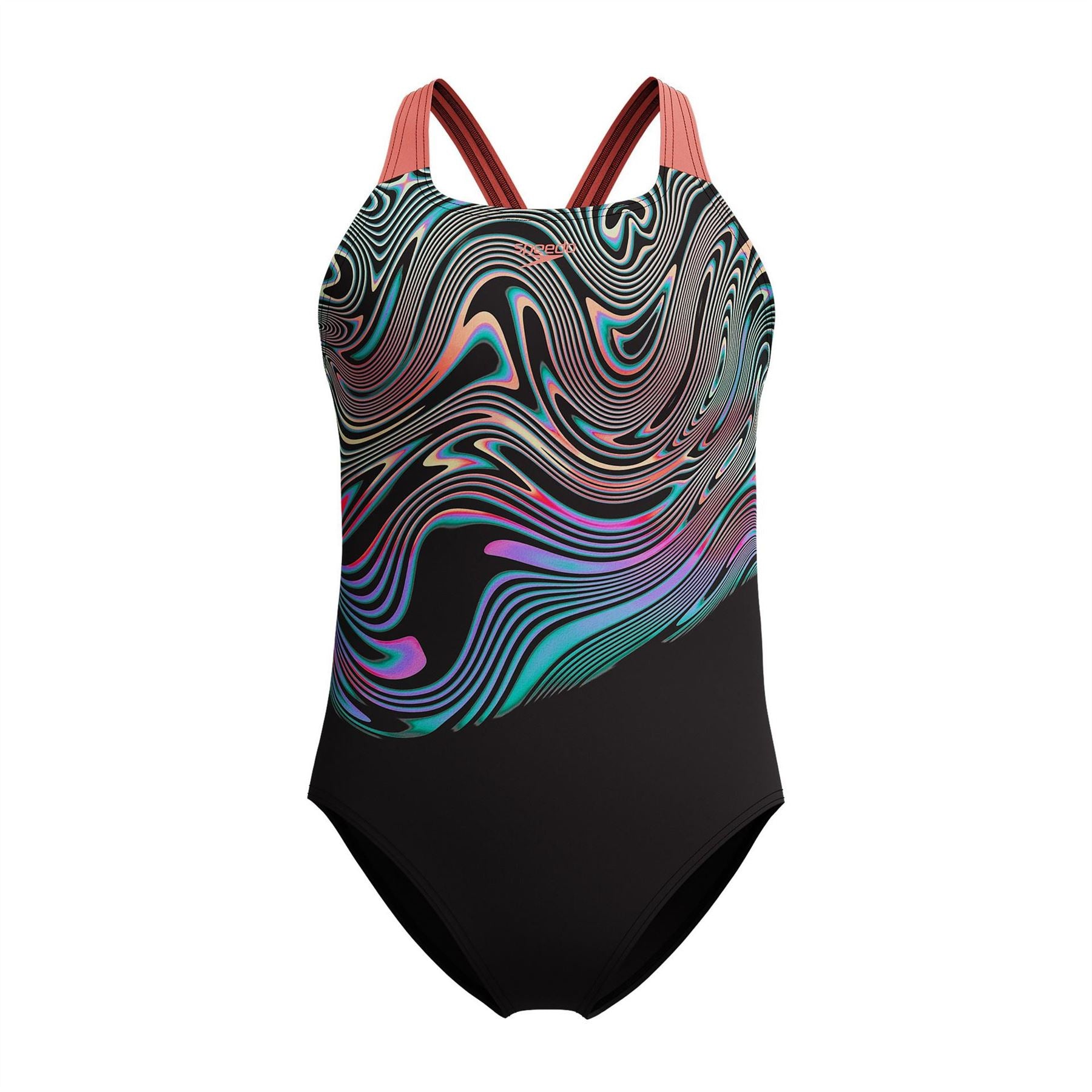 Speedo Placement Powerback Swimsuit
