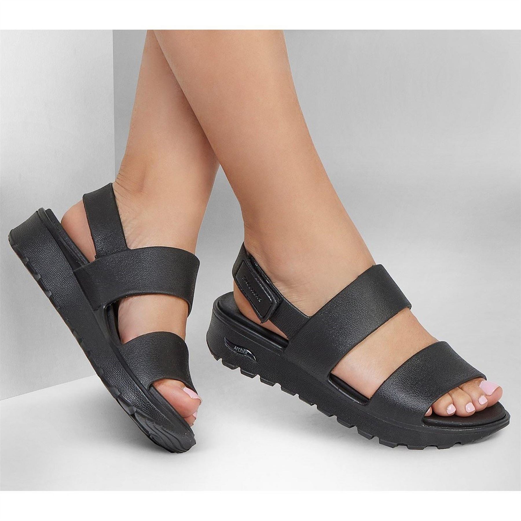 Skechers Womens Fit Footsteps Flat Sandals