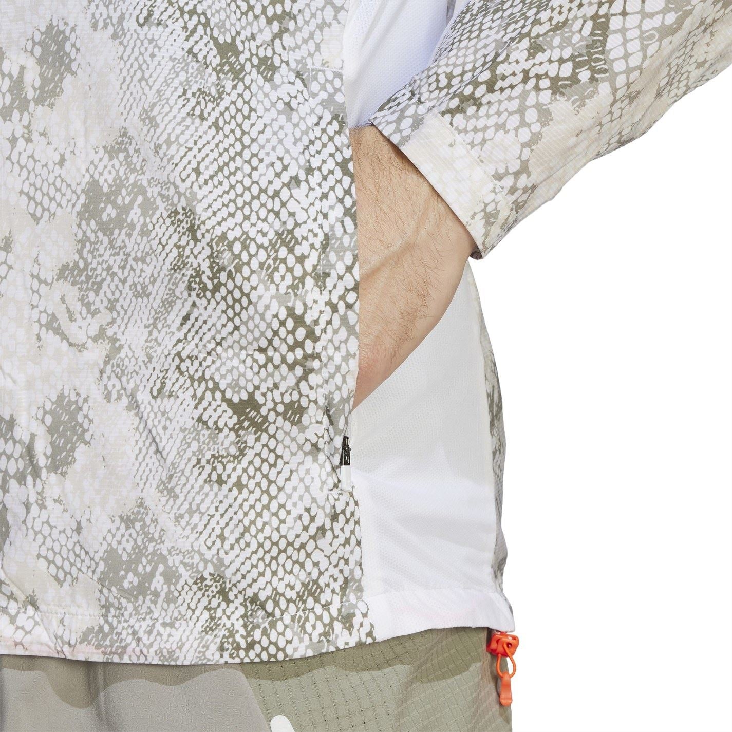 adidas Funnel Neck Regular Fit Running Jacket