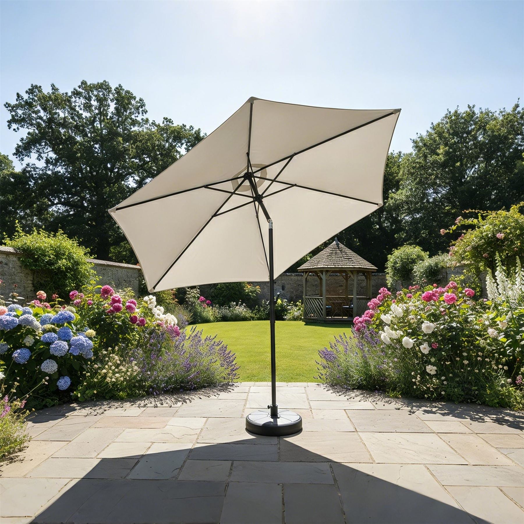Linea Crank Weather Resistant Patio Parasol
